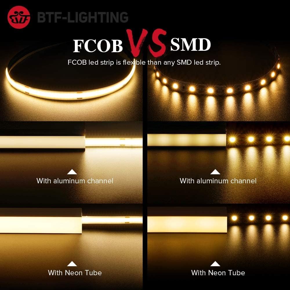 Btf-lighting FCOB COB Striscia LED 10M DC24V - immagine 2