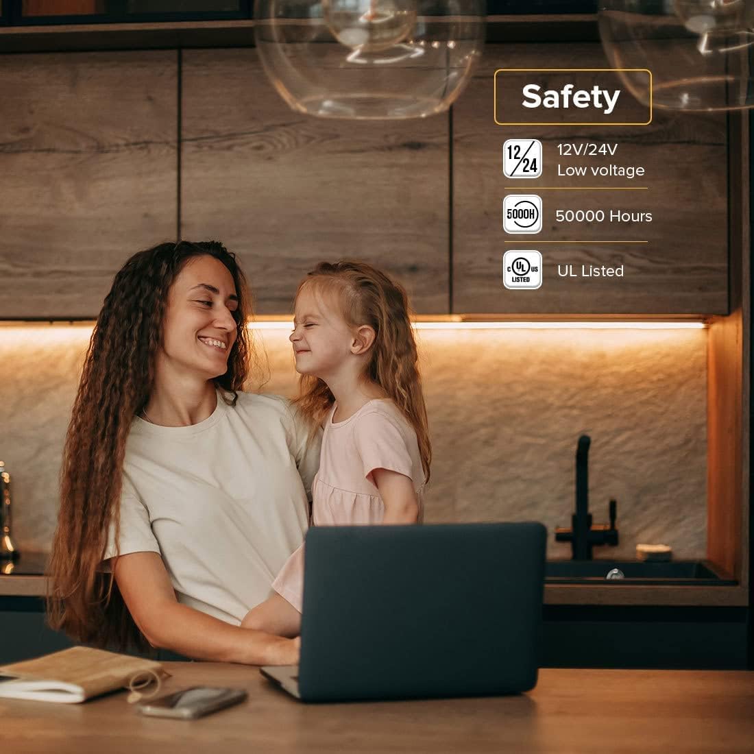 Btf-lighting FCOB COB Striscia LED 10M DC24V - immagine 6