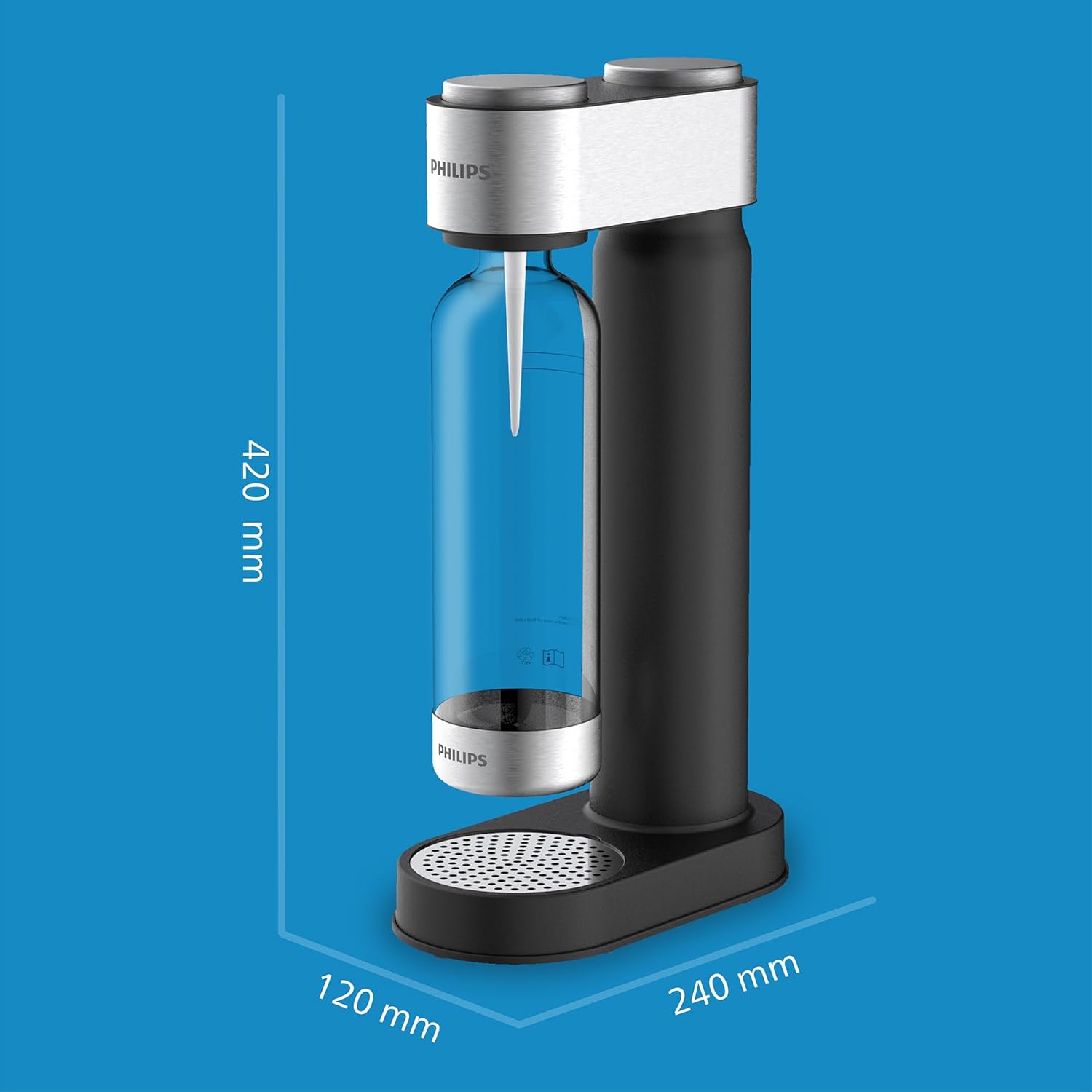 Philips Gasatore per acqua, Nero - immagine 4