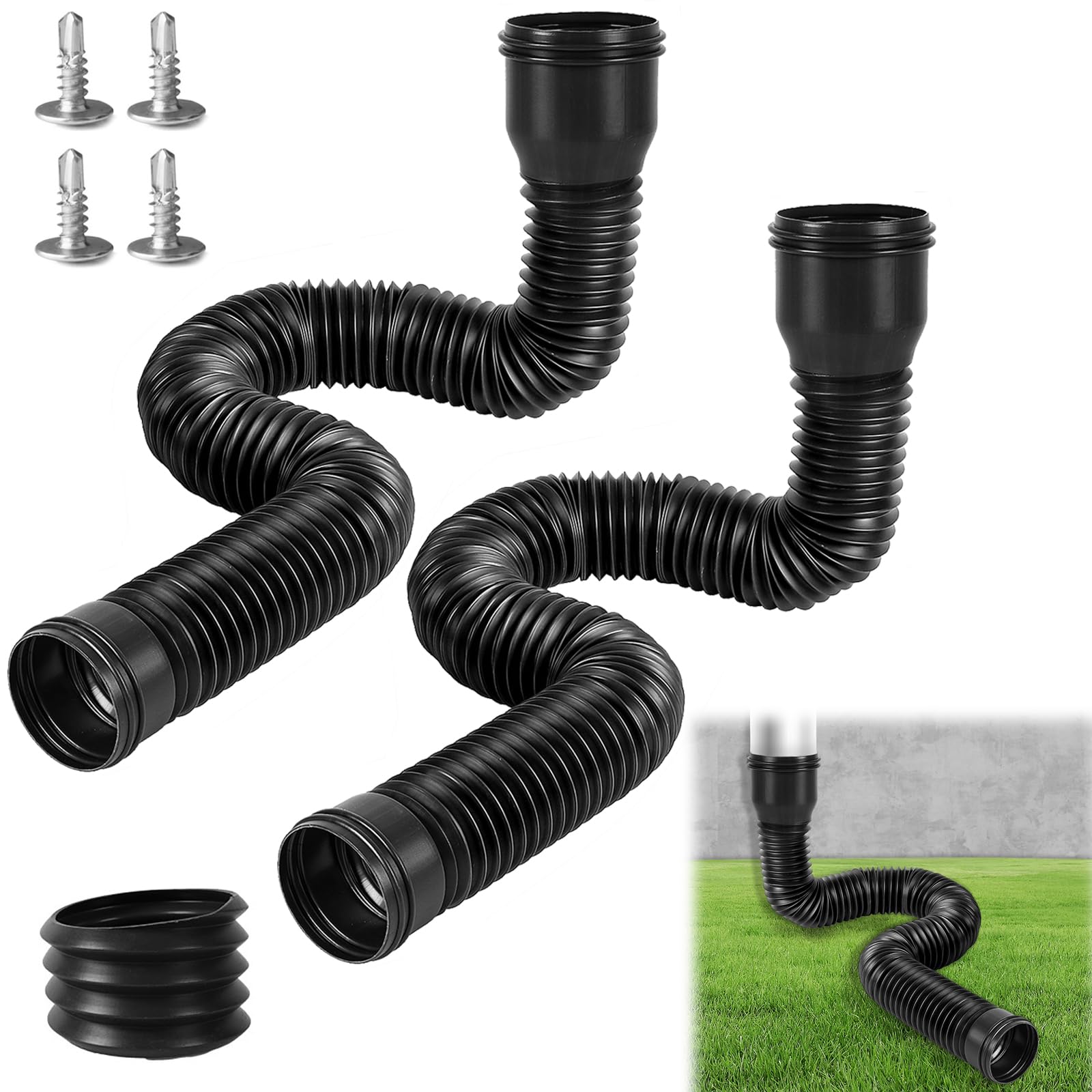 Hengrongshen - Estensione Flessibile per Grondaia (2 pz)