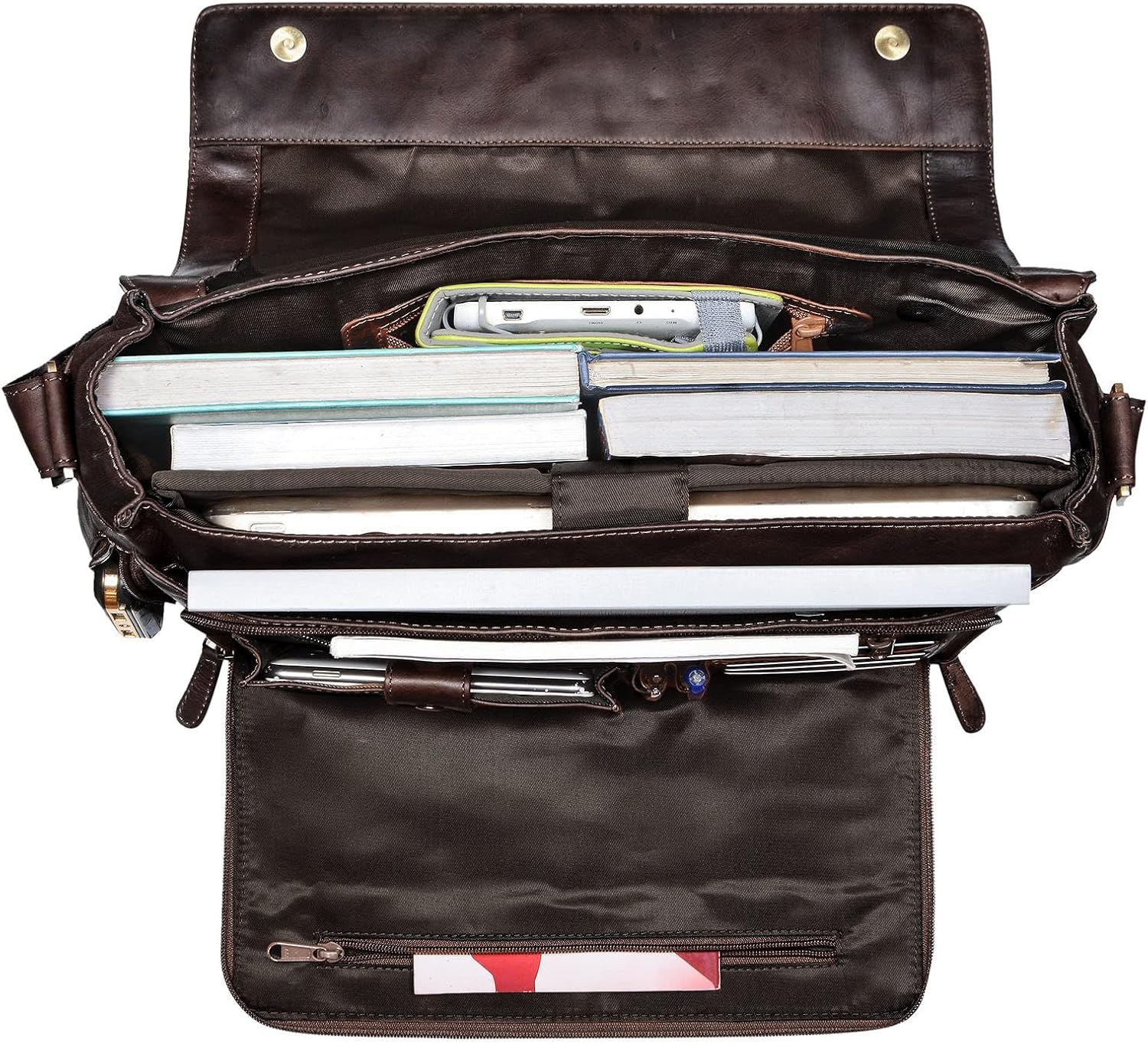 STILORD 'Rick' Borsa a tracolla Vintage in pelle - immagine 3