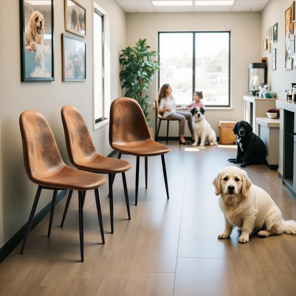 Furniturer Panca da Meditazione Marrone Scamosciato