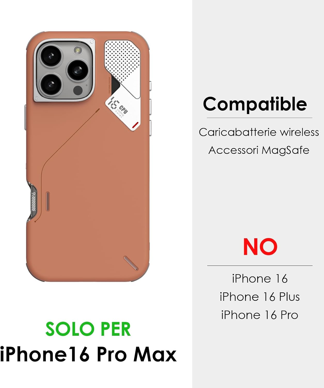 Aulumu A16 Cover Antiurto per iPhone 16 Pro Max - immagine 2