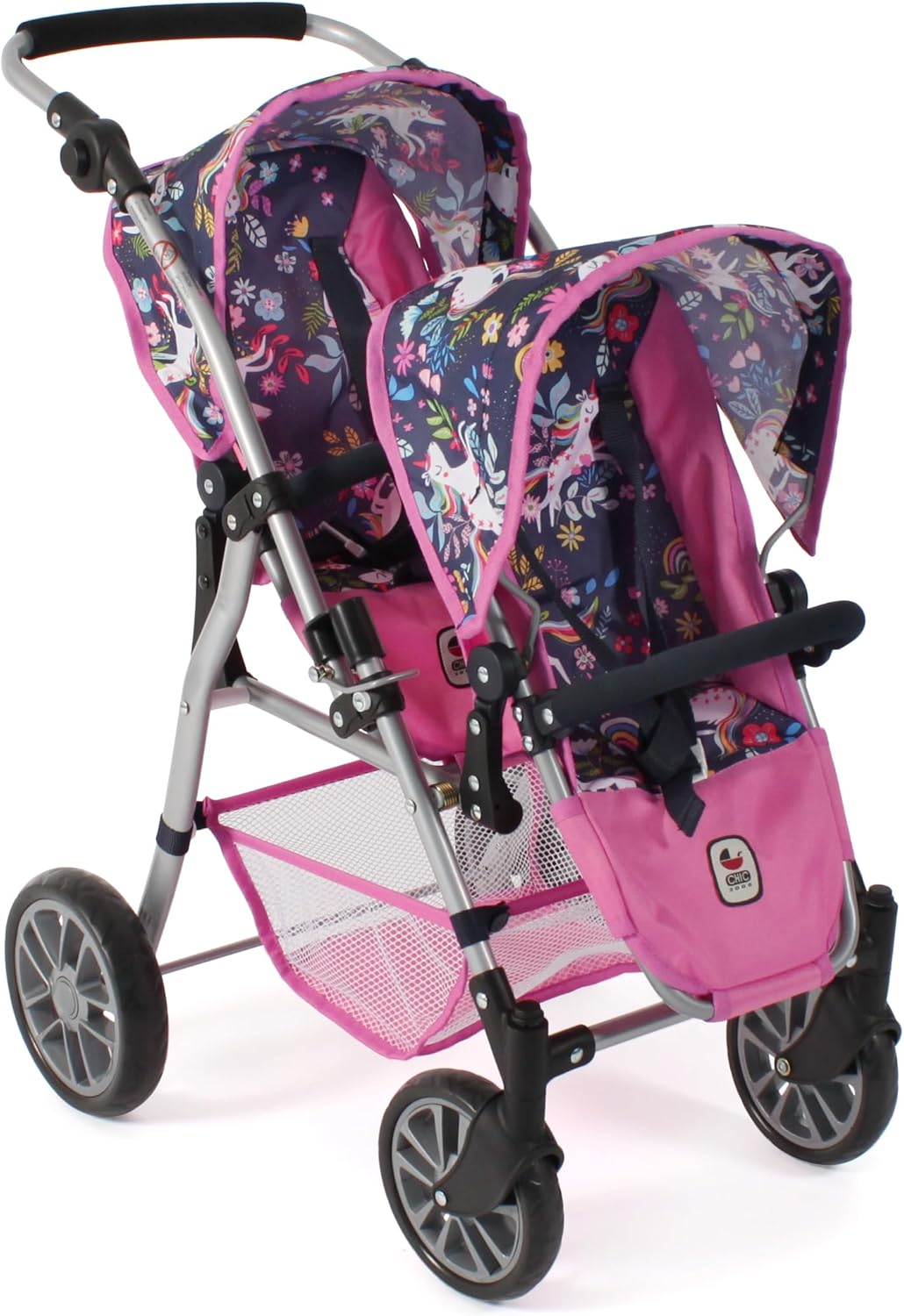 Bayer Chic 2000 Twinny - Passeggino Gemellare per Bambole - immagine 1