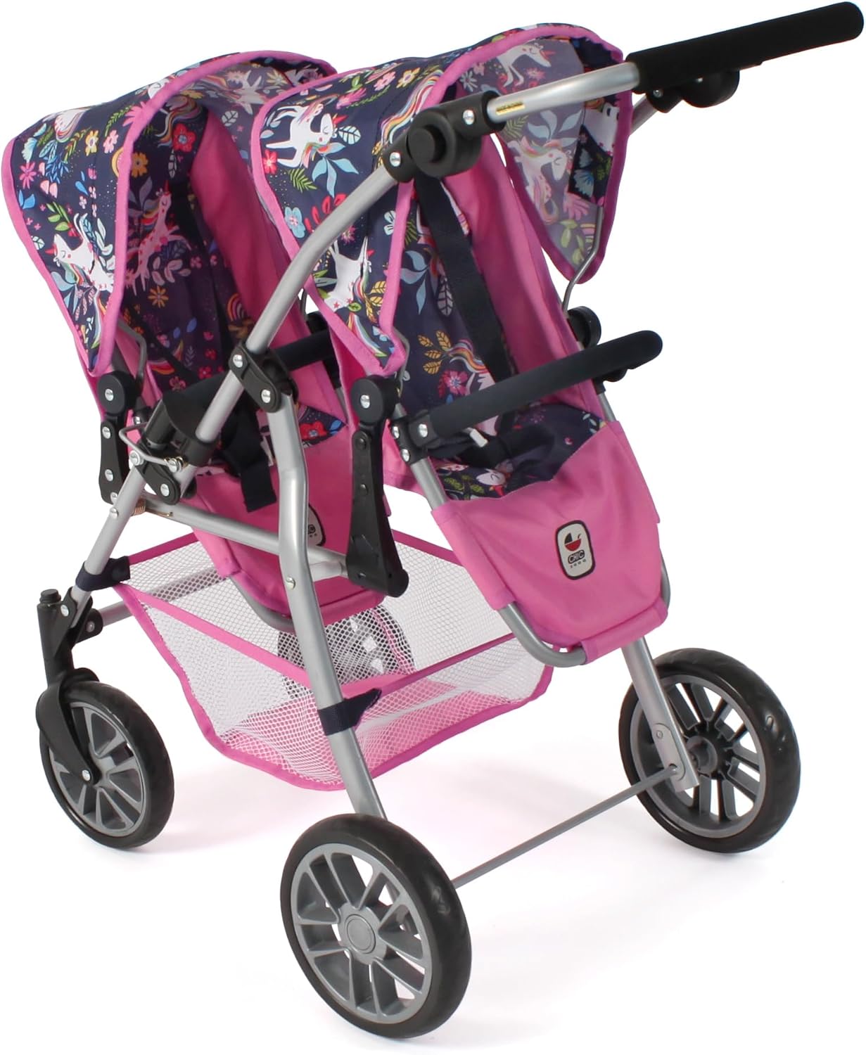 Bayer Chic 2000 Twinny - Passeggino Gemellare per Bambole - immagine 4