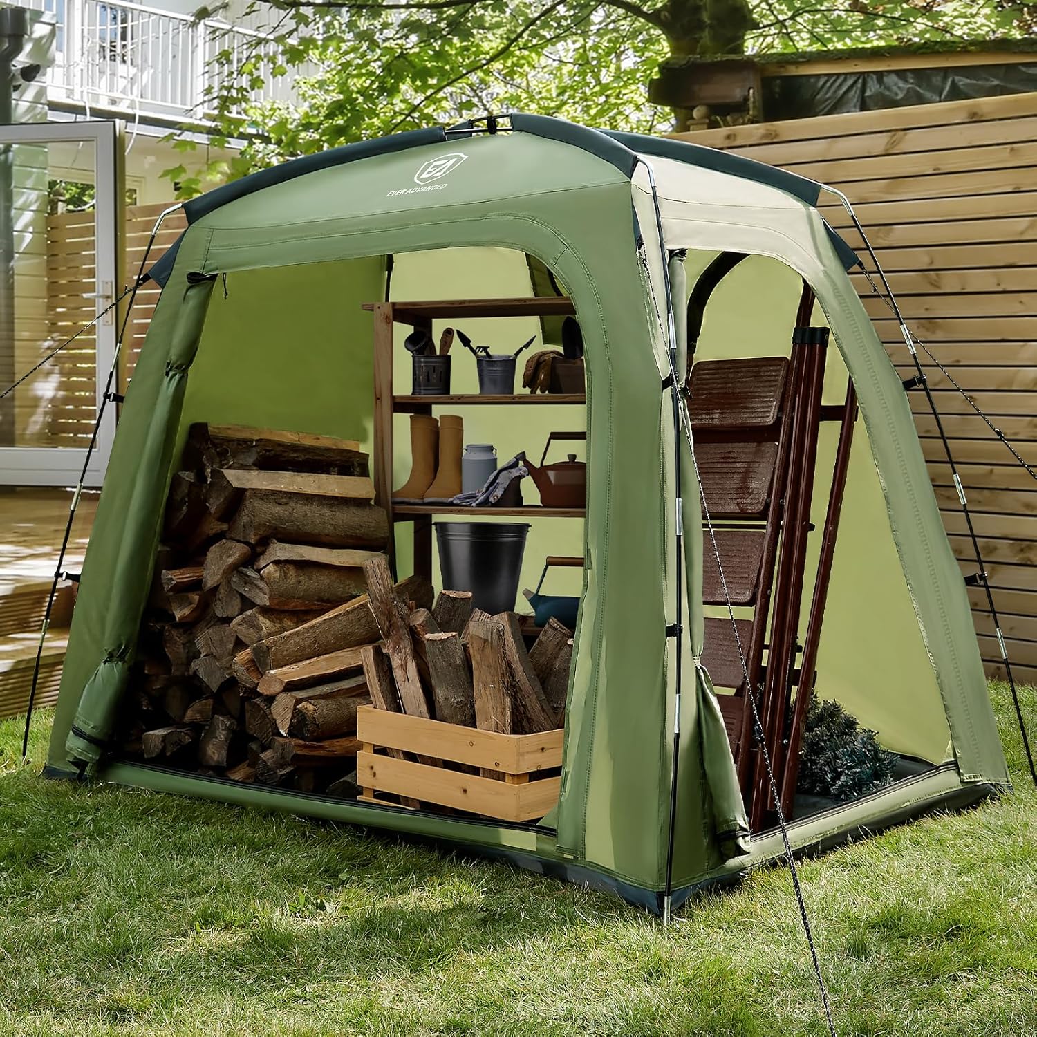 Ever Advanced Tenda Bici Portatile per 3 Biciclette