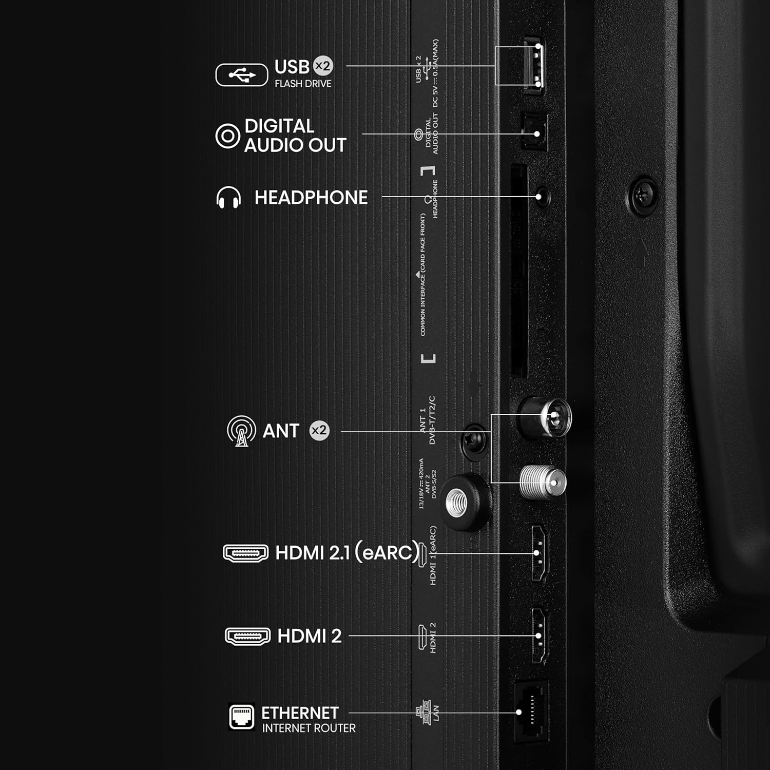 Hisense TV 32" HD Ready 2025 32E41QT - immagine 4