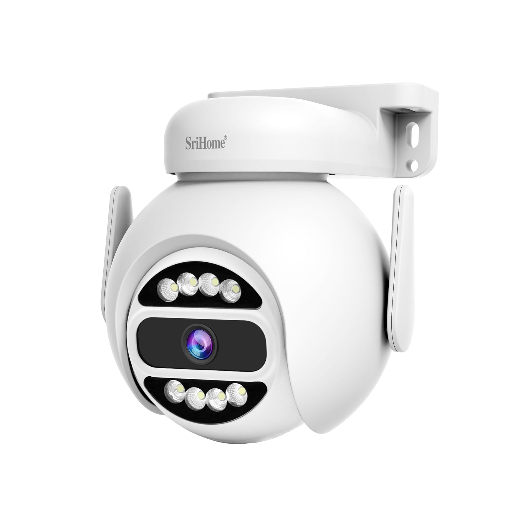 Srihome 4MP - Telecamera Sorveglianza PTZ WiFi Dual Band