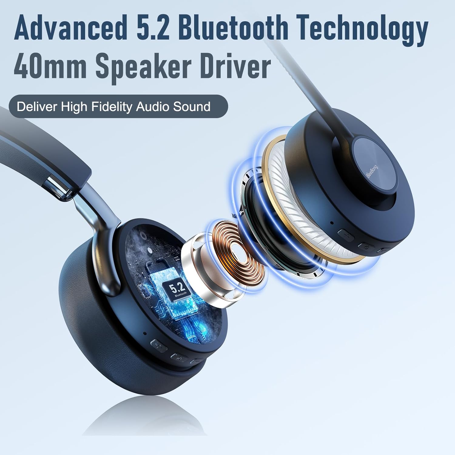 Cuffie Wireless ANC Ibrido con Microfono - immagine 4