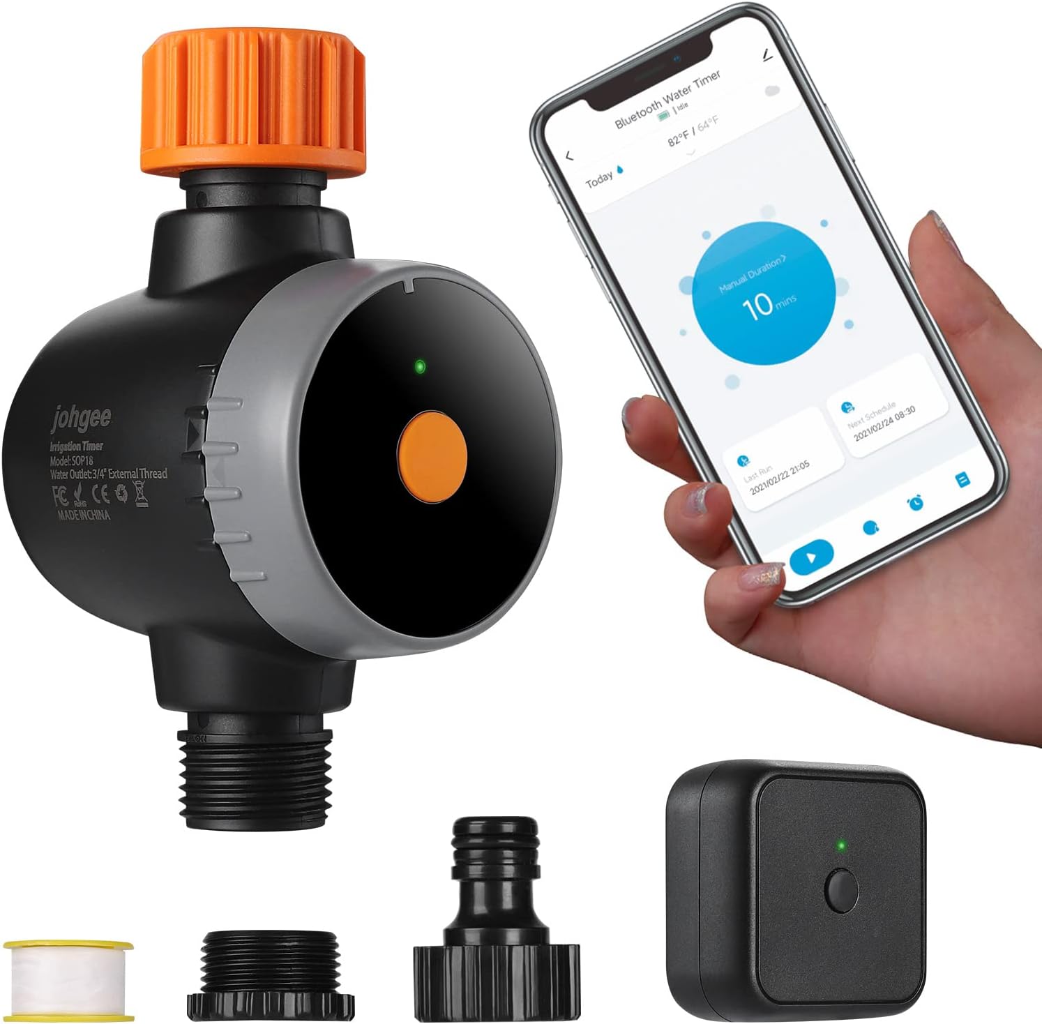Johgee Timer Intelligente per Acqua con Hub Wi-Fi