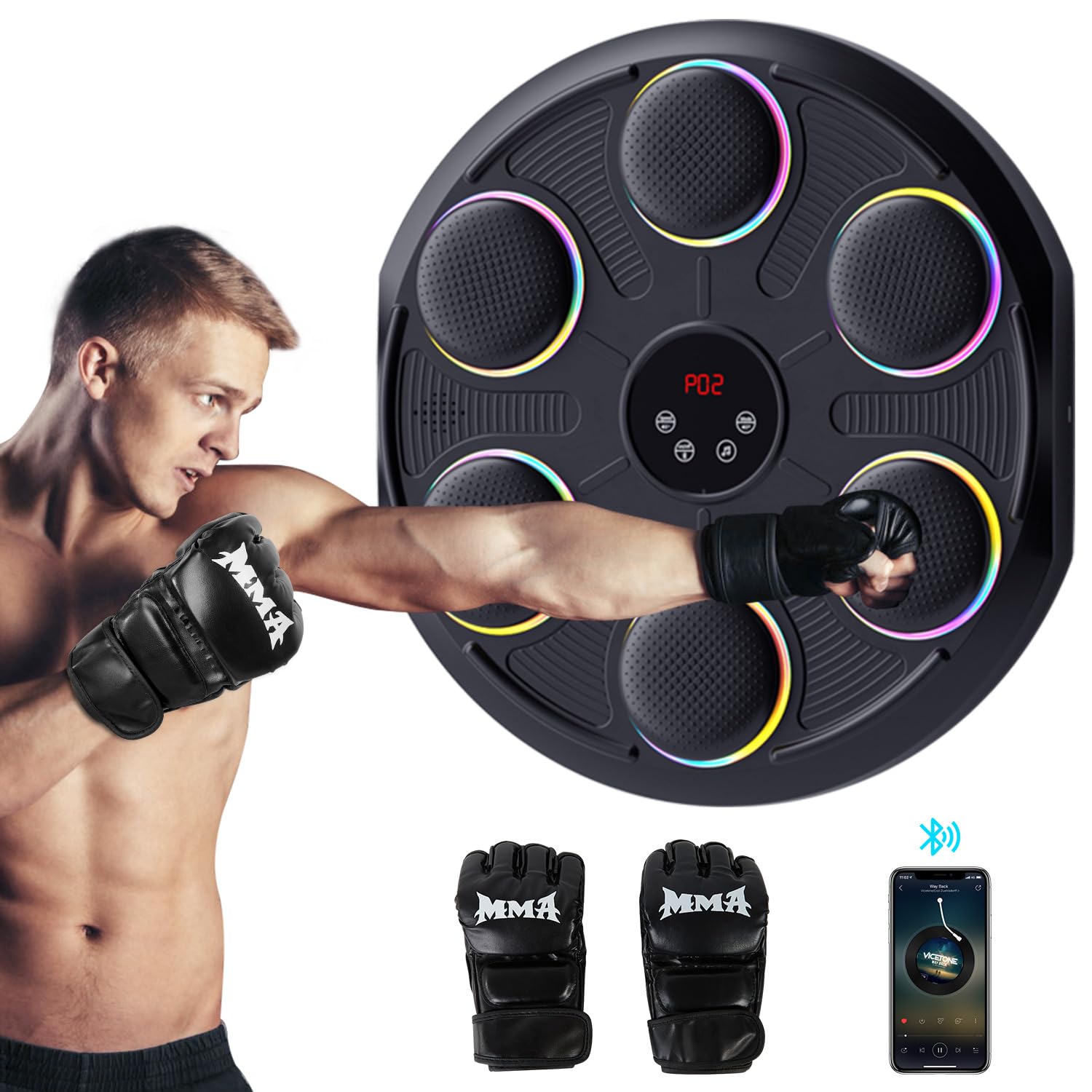 Music Boxing Machine da Parete con 12 Velocità