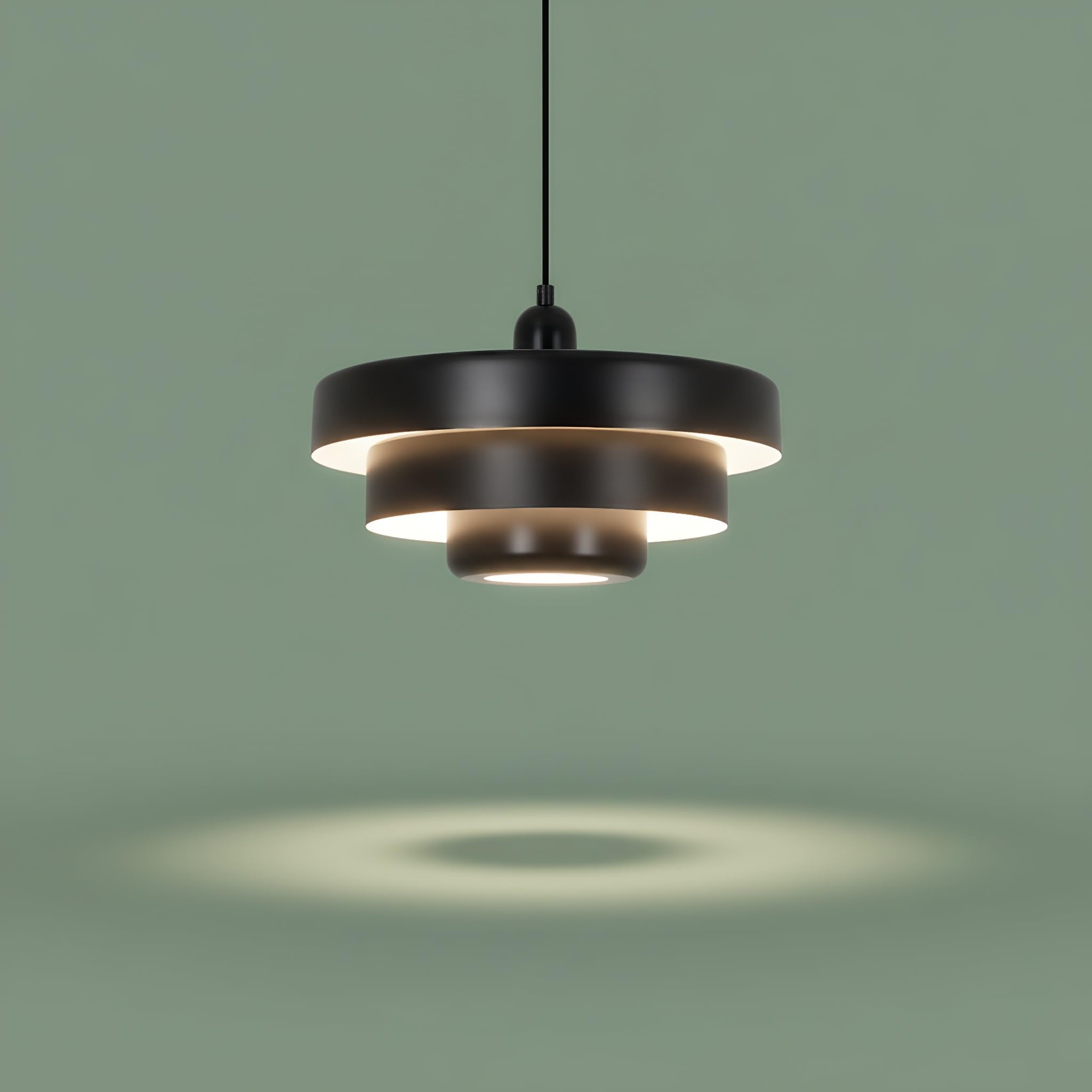 Lampada a Sospensione "MACARRON" Stile Bauhaus E27