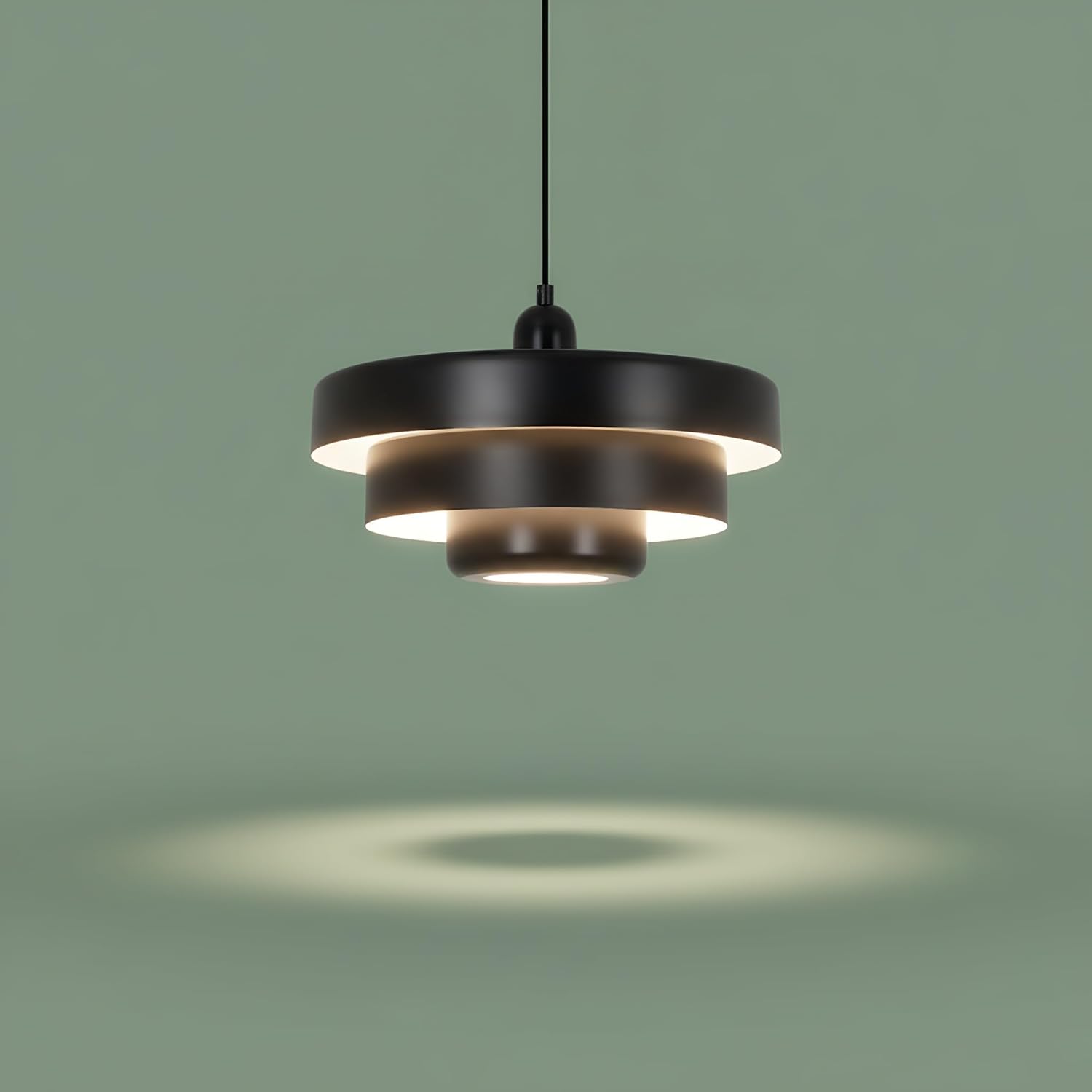Lampada a Sospensione "MACARRON" Stile Bauhaus E27 - immagine 1