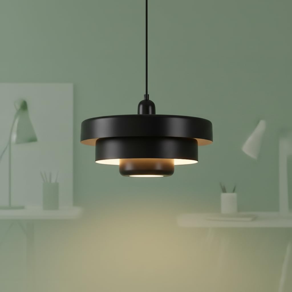 Lampada a Sospensione "MACARRON" Stile Bauhaus E27 - immagine 5