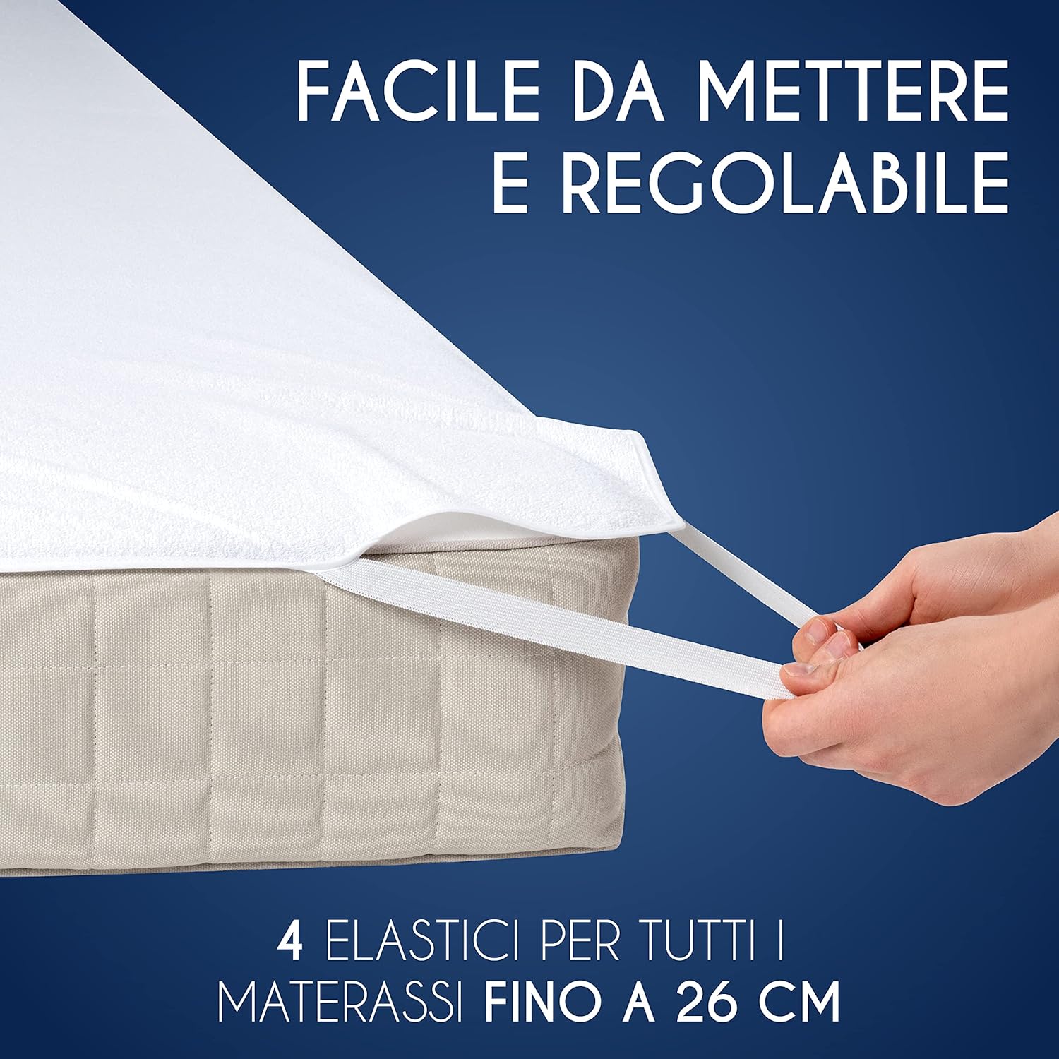 Dreamzie Coprimaterasso Culla 60x120 cm Impermeabile - immagine 4