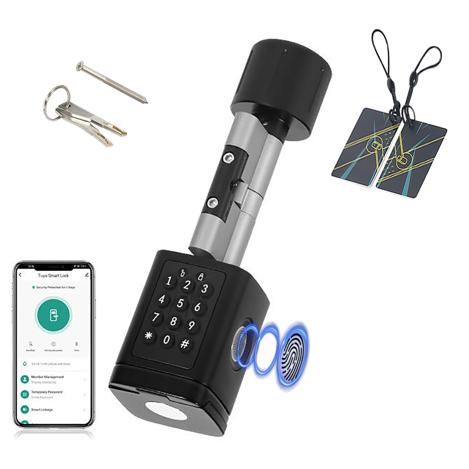 Serratura Smart Porta Blindata con Wifi e Password