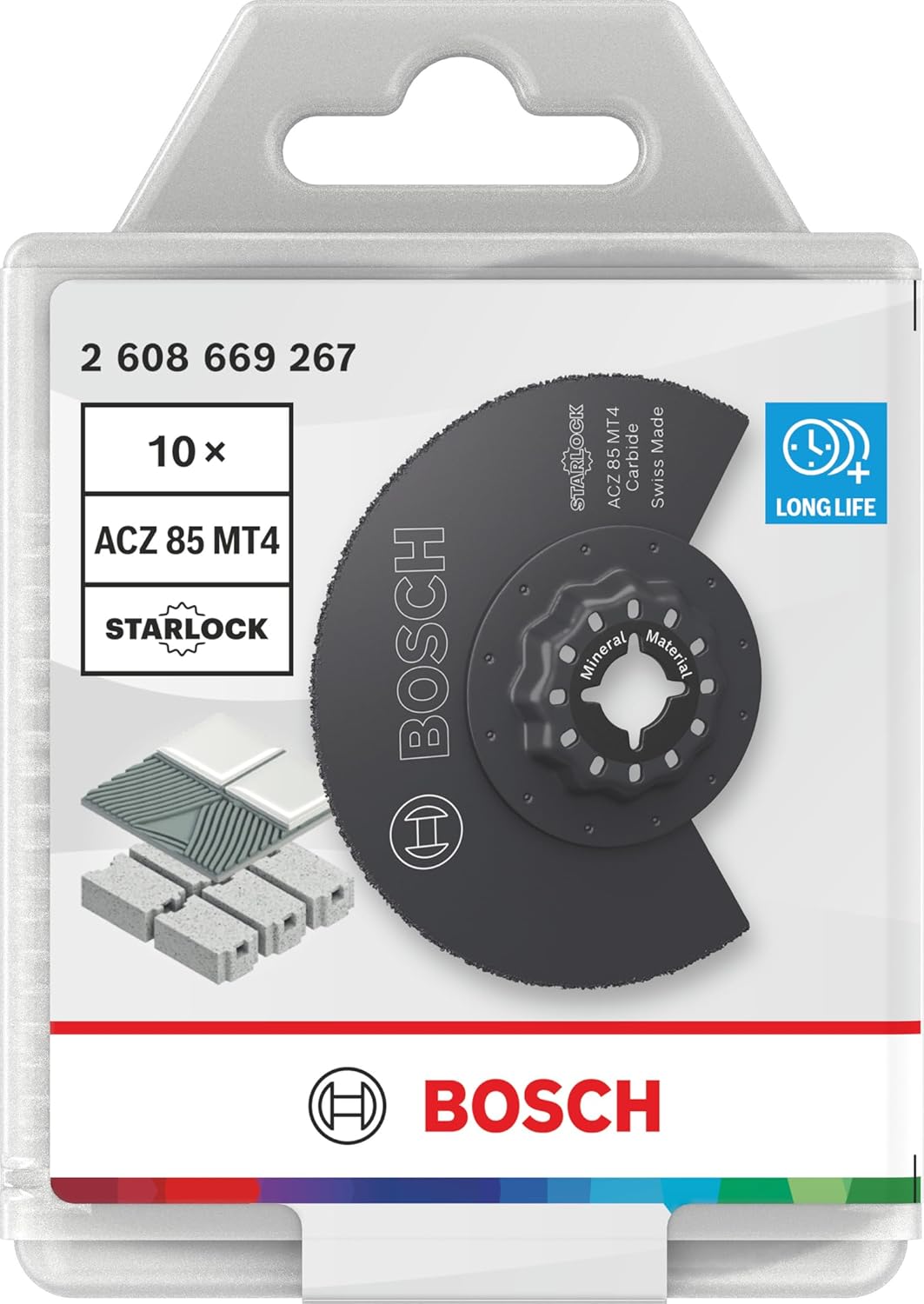 Bosch 10x Lama Segmentata ACZ 85 MT4 Ø 85 mm - immagine 2