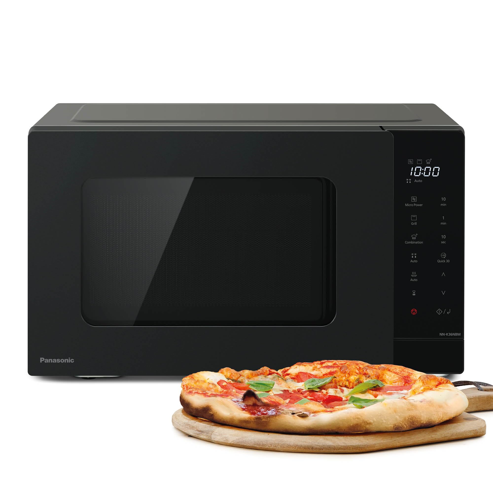 Panasonic NN-K36NBMEPG Forno Microonde con Grill 24L, Nero