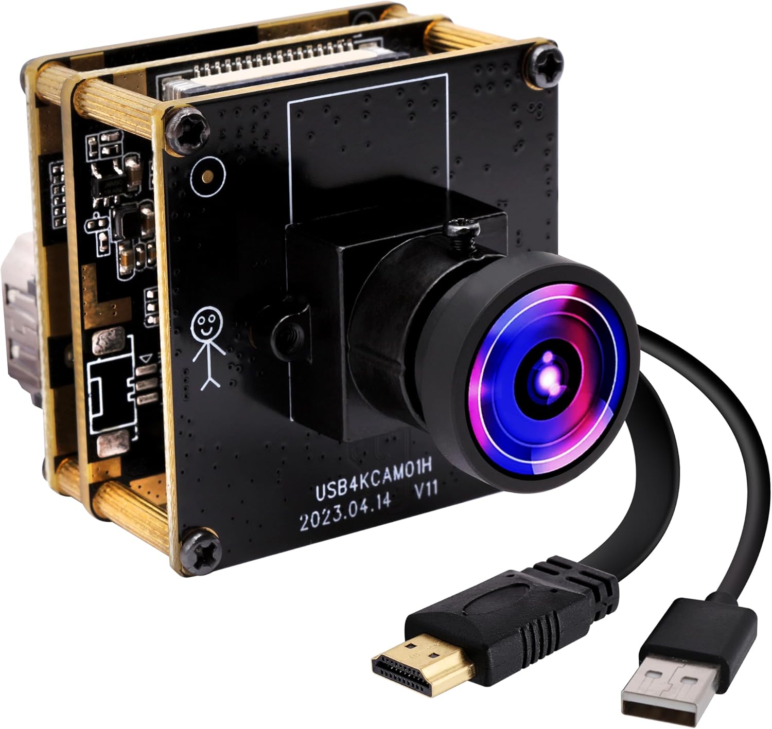 Elp Telecamera USB HDMI 4K con Uscita Simultanea - immagine 1