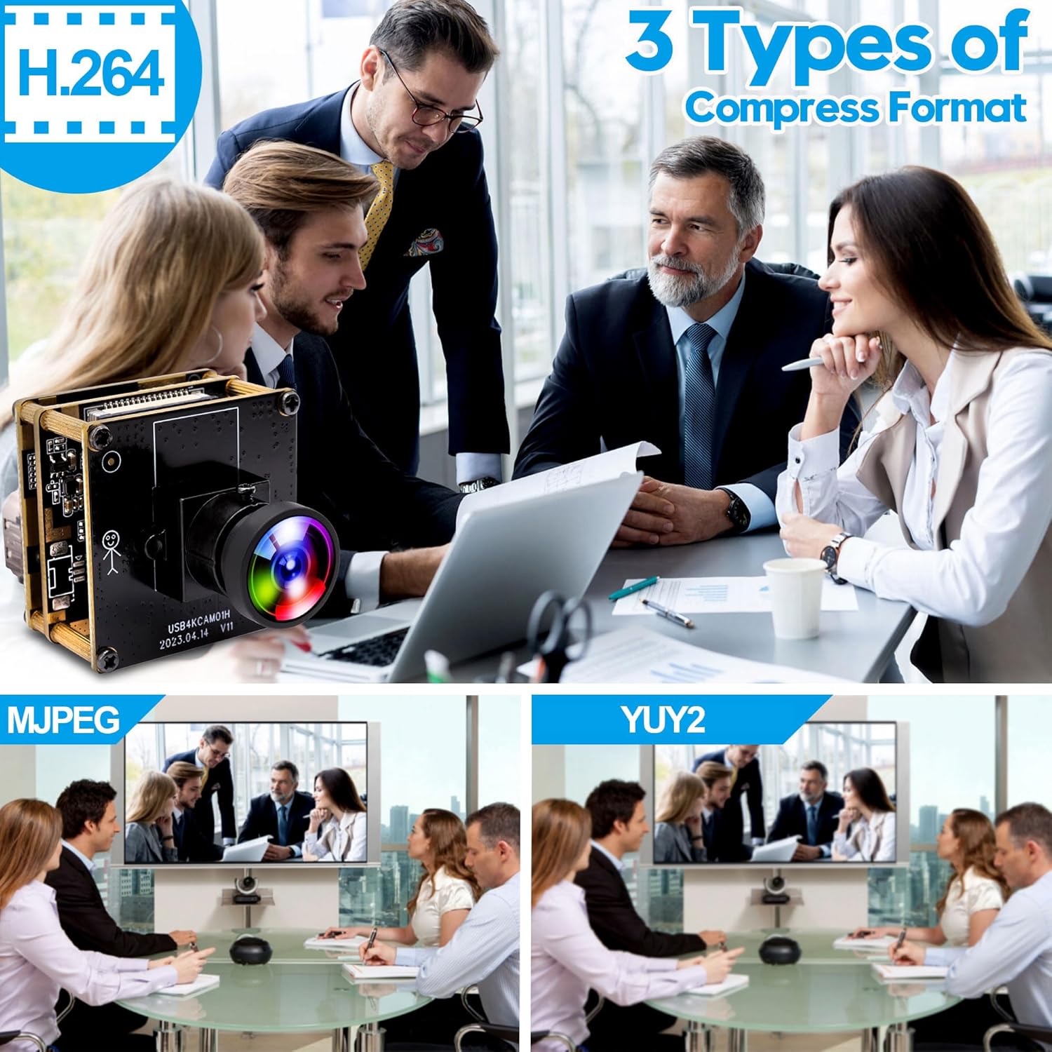 Elp Telecamera USB HDMI 4K con Uscita Simultanea - immagine 3