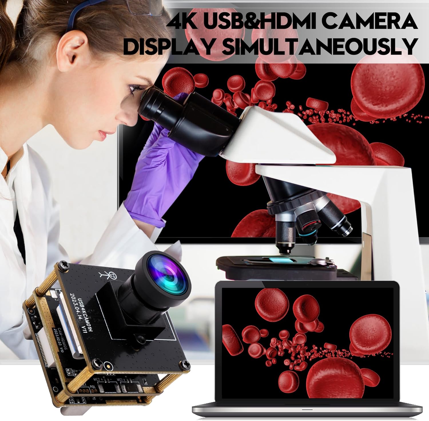 Elp Telecamera USB HDMI 4K con Uscita Simultanea - immagine 4