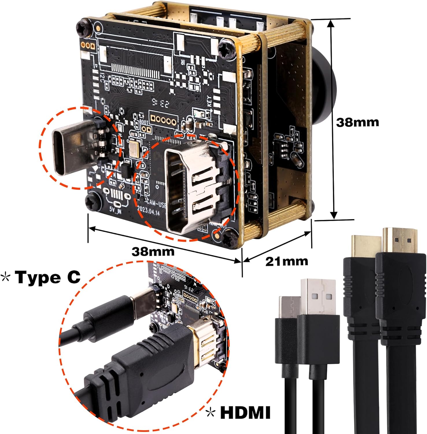 Elp Telecamera USB HDMI 4K con Uscita Simultanea - immagine 6