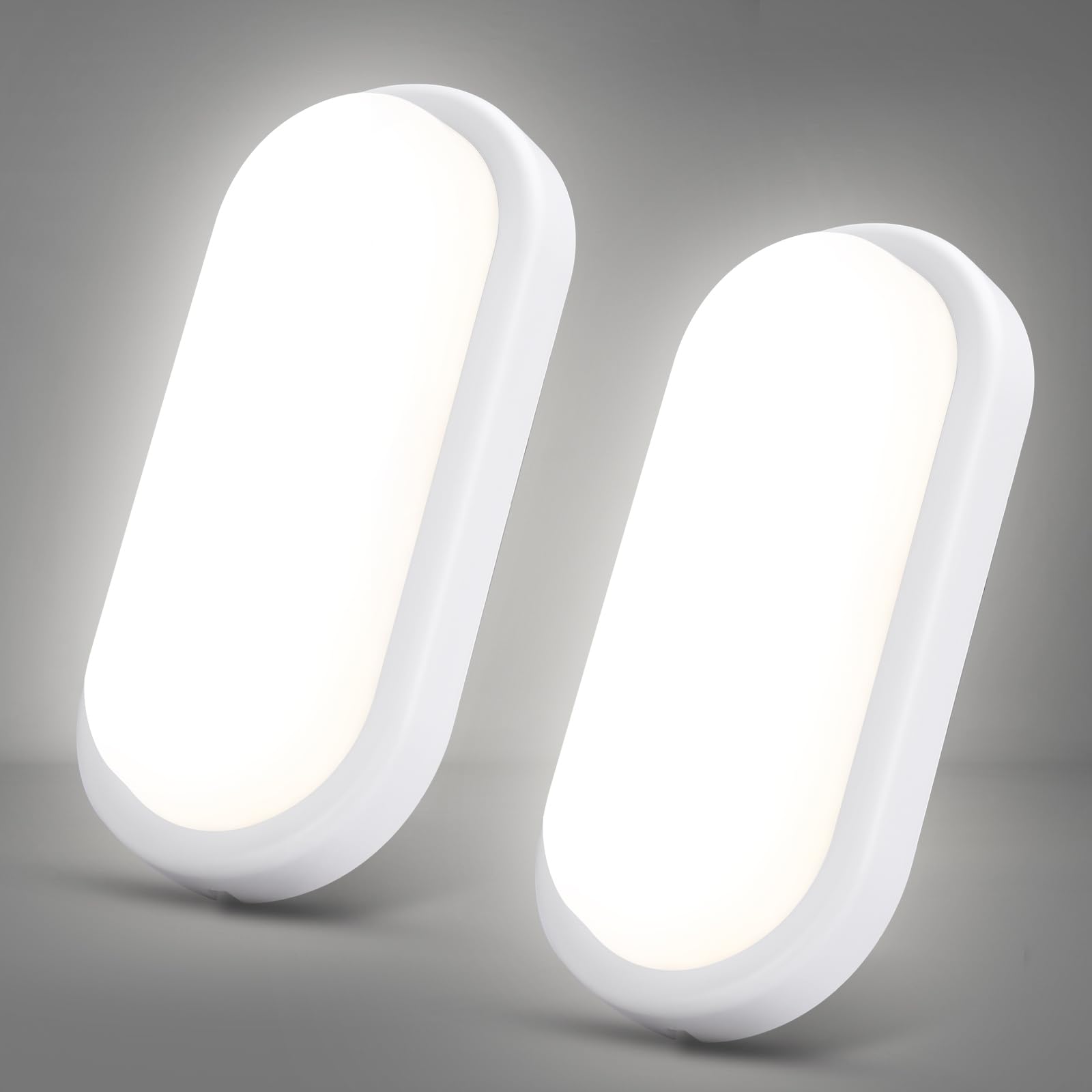 Letlit Plafoniera LED 2 Pack 18W 1800LM Ovale