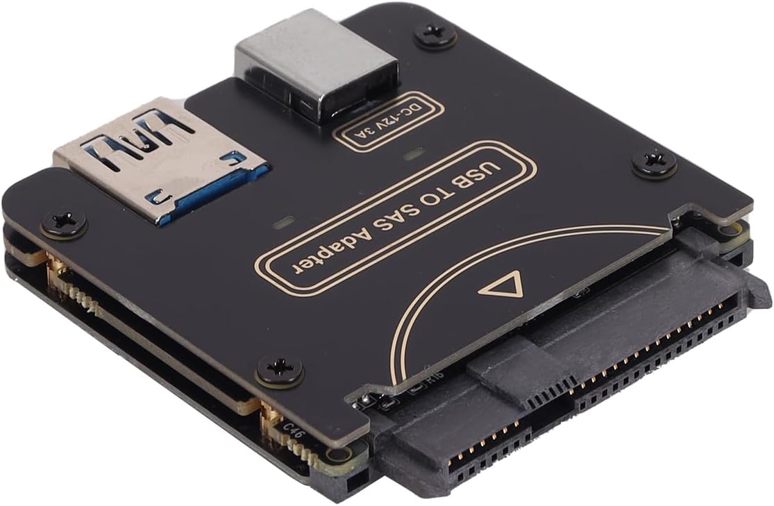 Adattatore per disco rigido SAS 29 pin SFF-8482 a USB 3.0 per Win7/10/11 e Linux - immagine 3