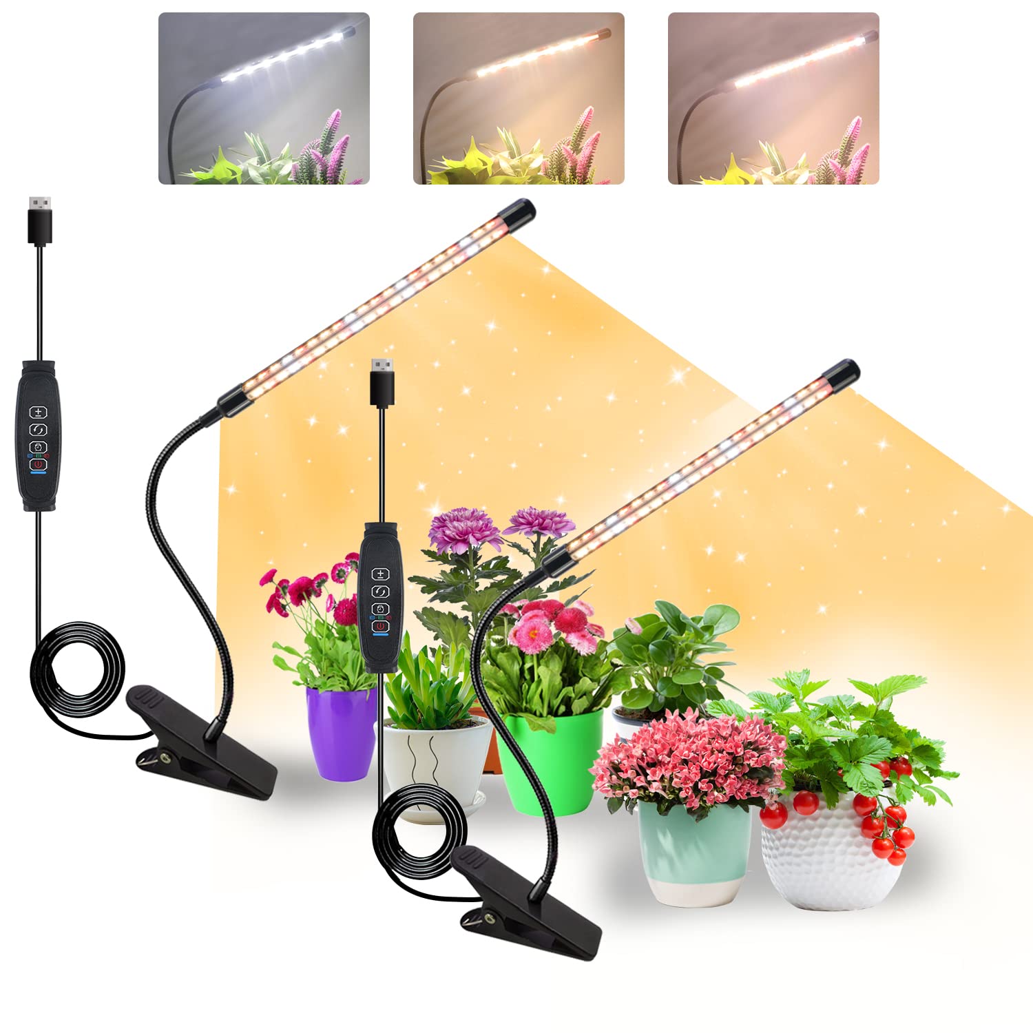 COKOLILA Lampada per Piante 160 LED Spettro Completo