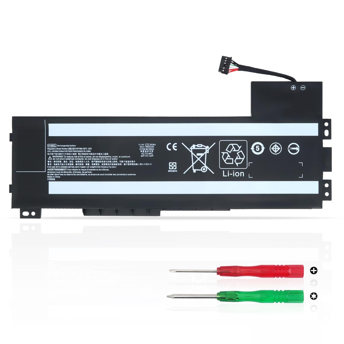 Batteria VV09XL per HP ZBook 15 G3 G4 Mobile Workstation