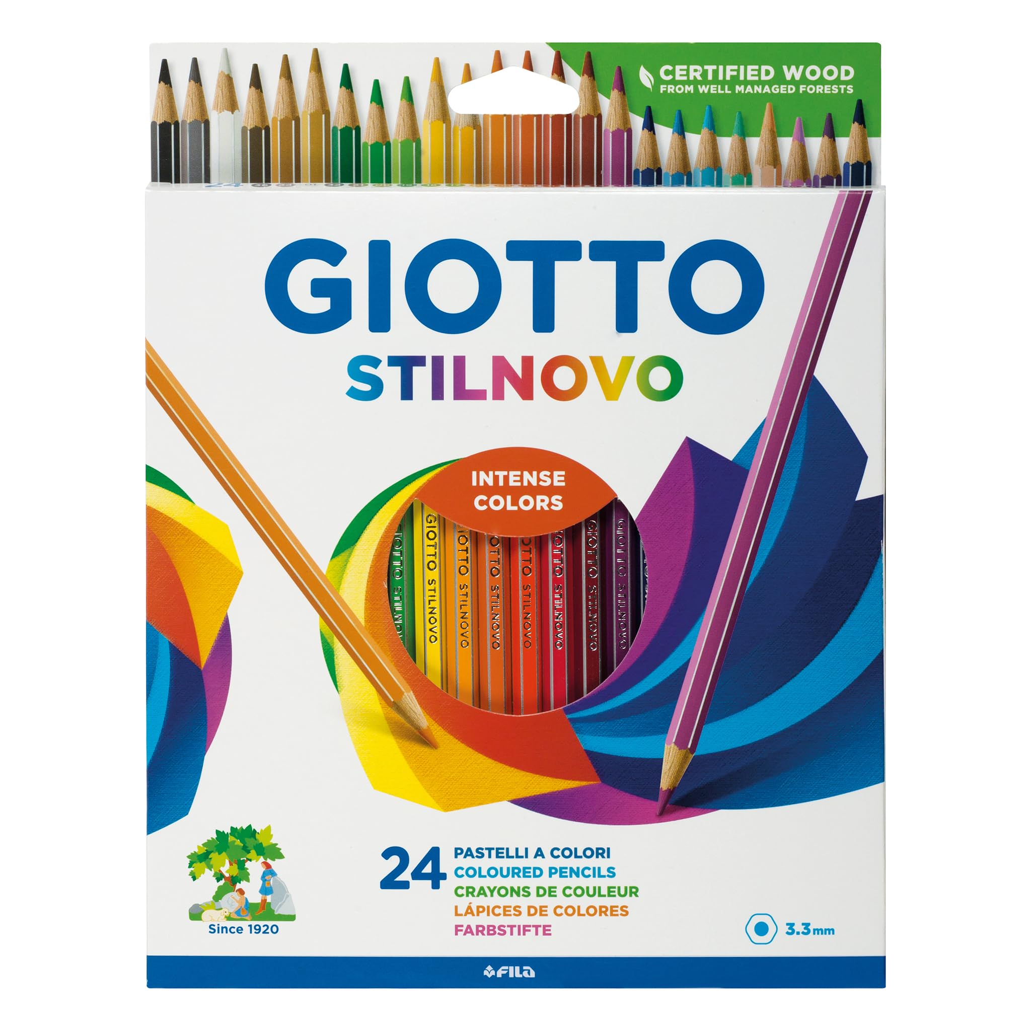 Giotto Stilnovo Astuccio 24 Matite Colorate