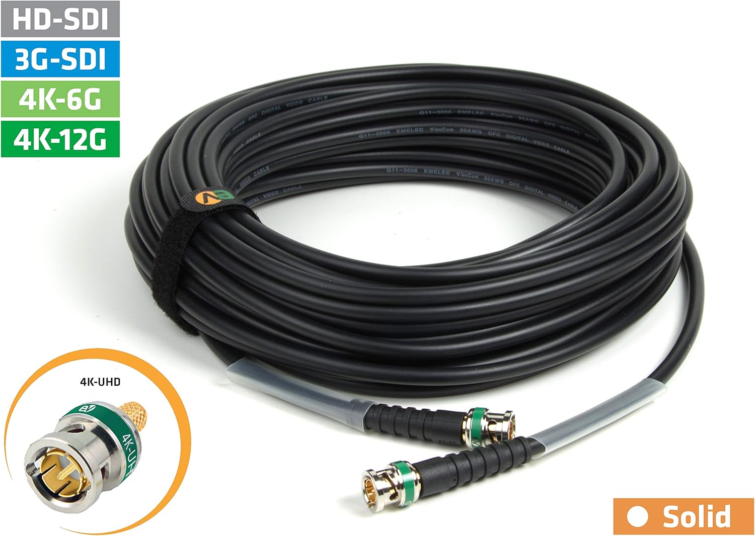 Emelec Víascom EQ3006N/0500-50,0 m Cavo Video 4K-UHD - immagine 2