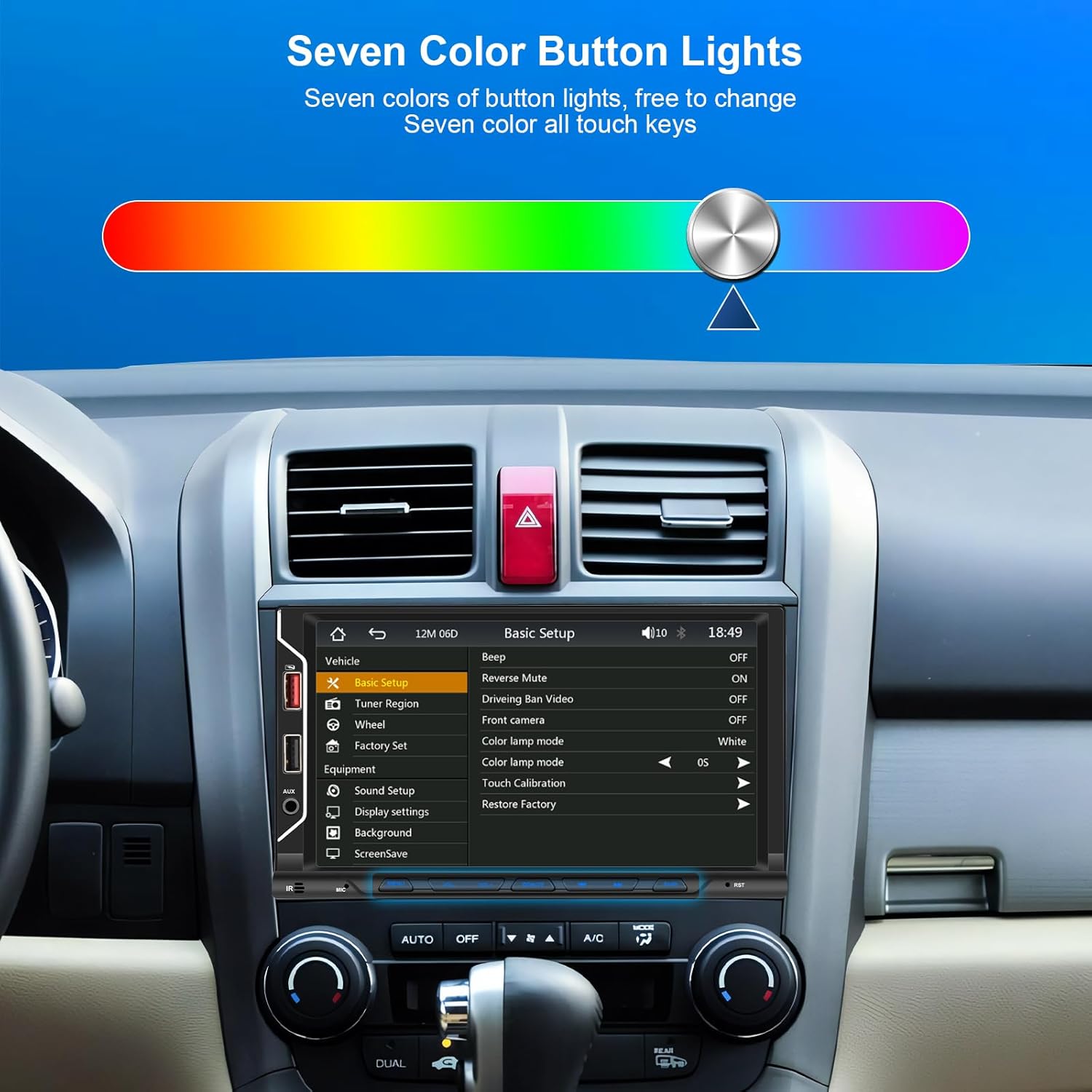 Rimoody Autoradio 2 Din con Wireless Carplay Android Auto - immagine 7