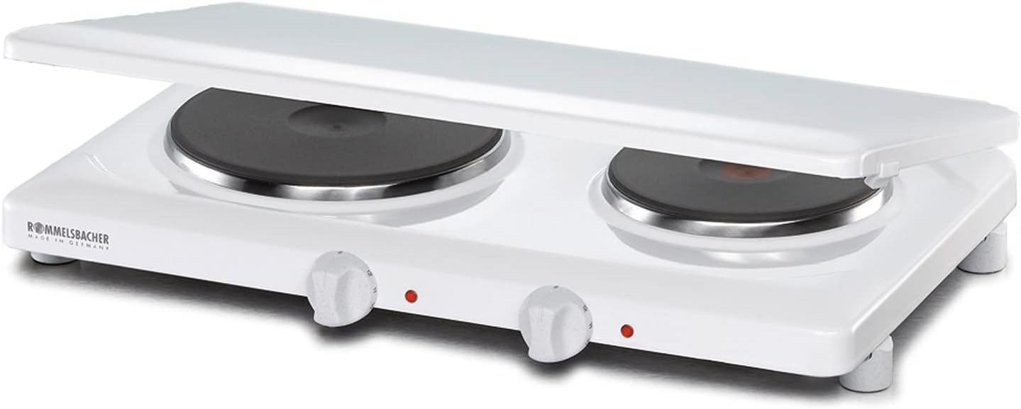 ROMMELSBACHER THL 3097/A da Tavolo Piastra sigillata Bianco Piano Cottura