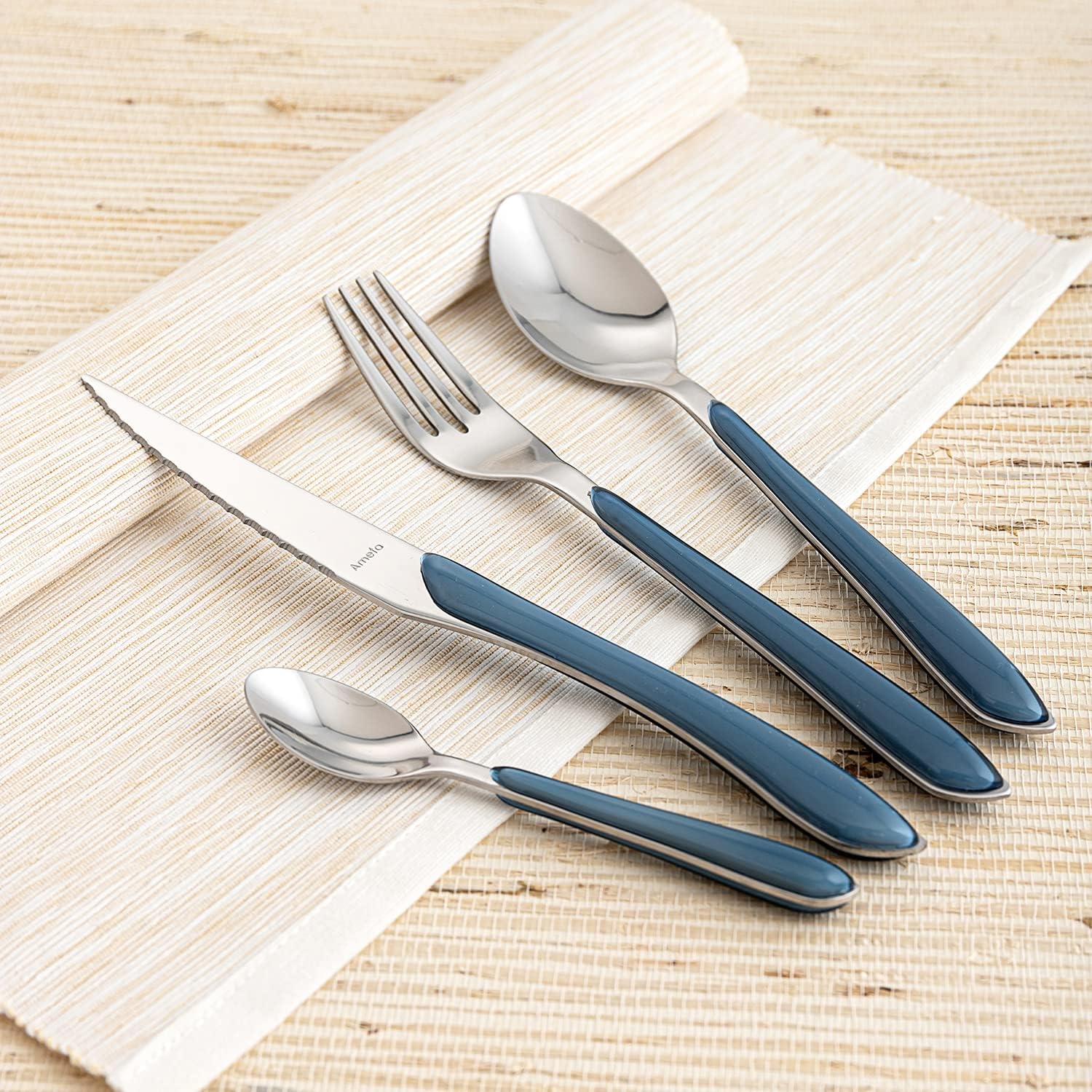 Amefa Eclat - Set di posate in denim 24 pezzi - immagine 2