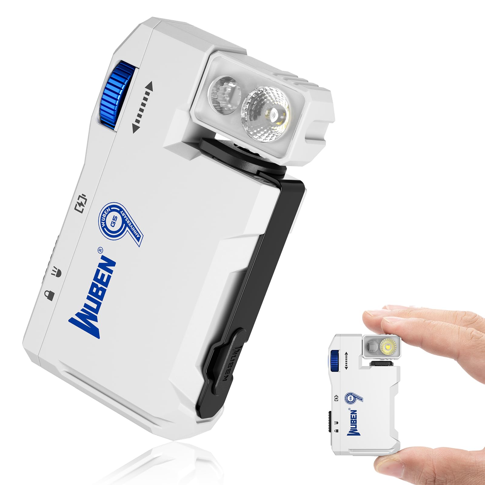 WUBEN G5 Mini Torcia LED Portachiavi 400 Lumen