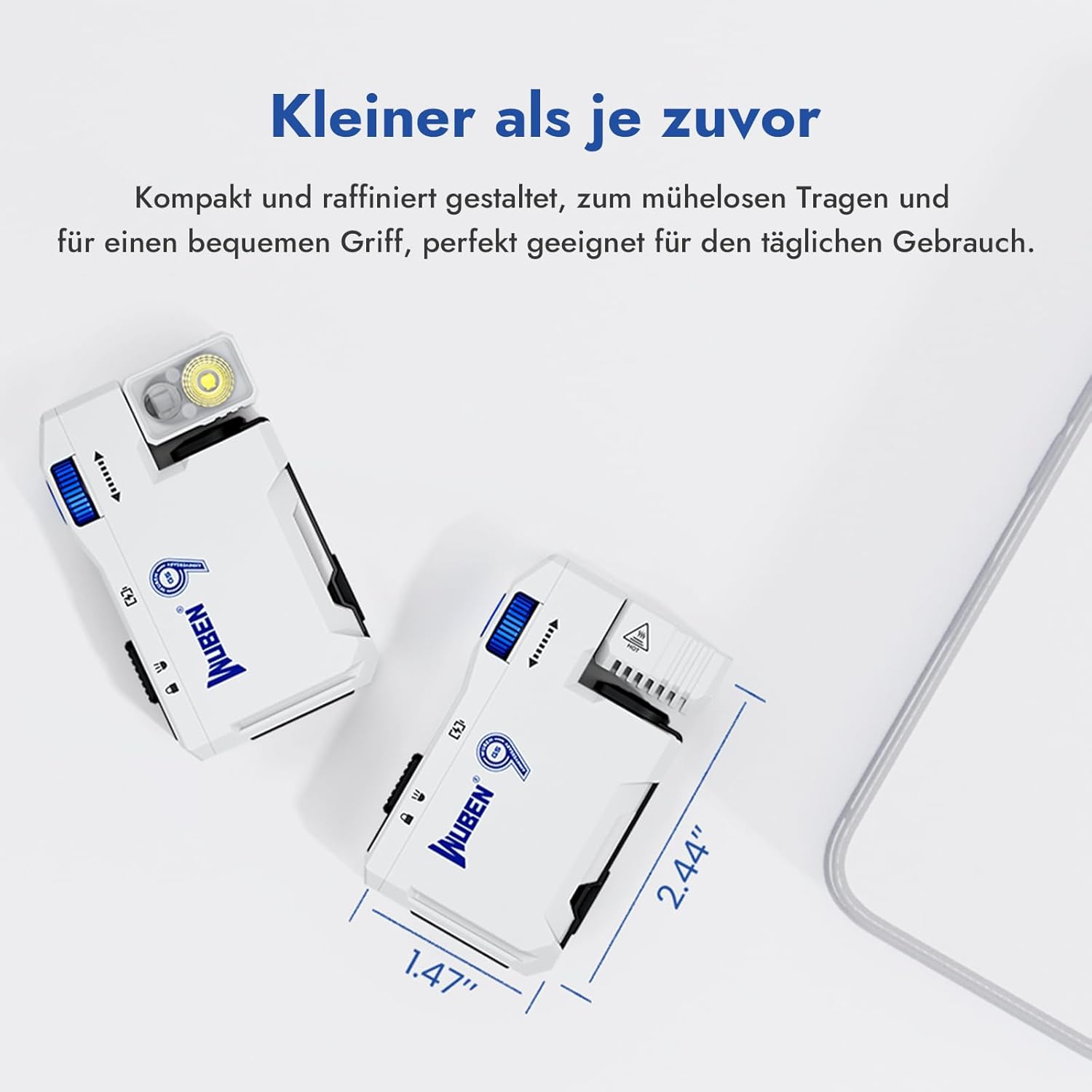 WUBEN G5 Mini Torcia LED Portachiavi 400 Lumen - immagine 3