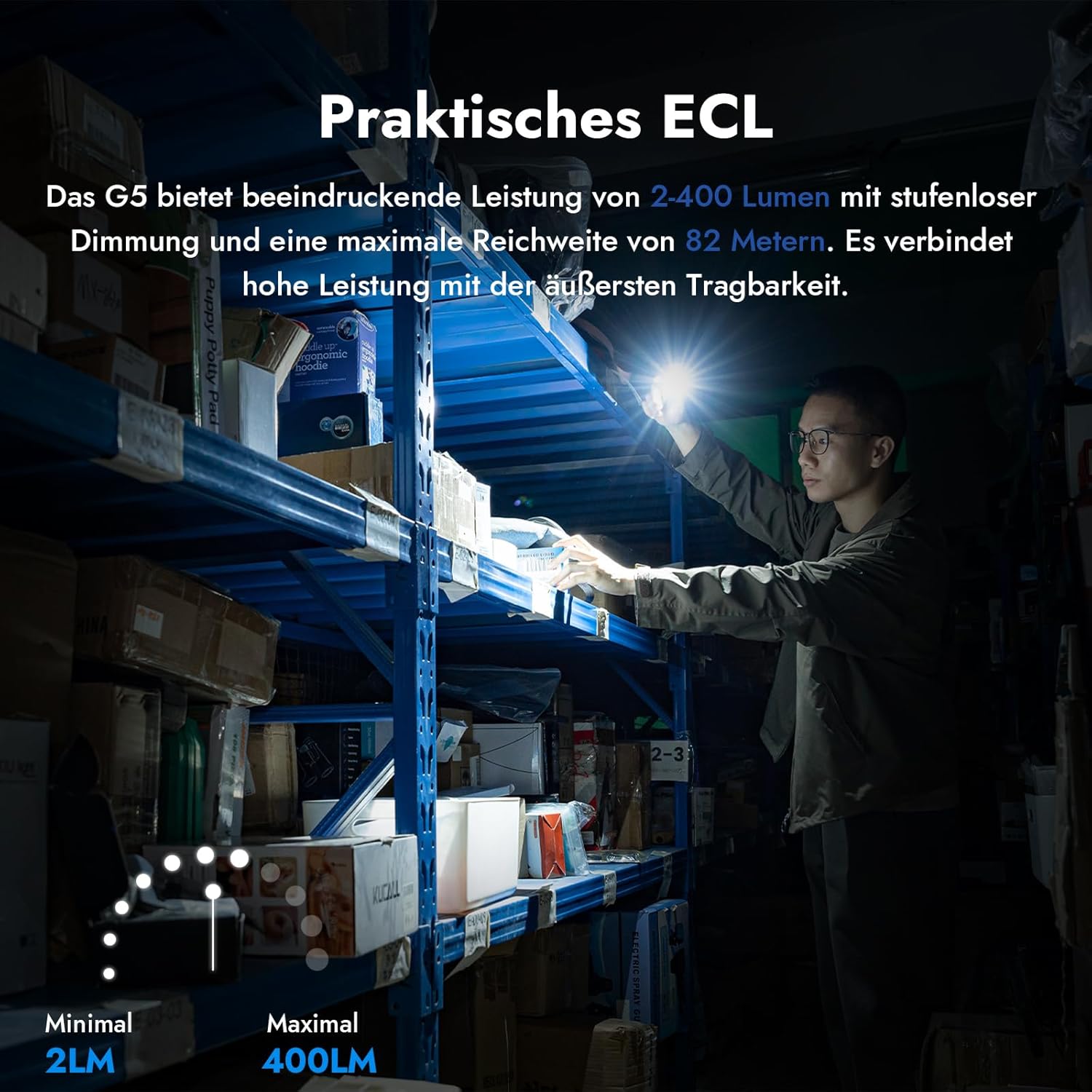 WUBEN G5 Mini Torcia LED Portachiavi 400 Lumen - immagine 4