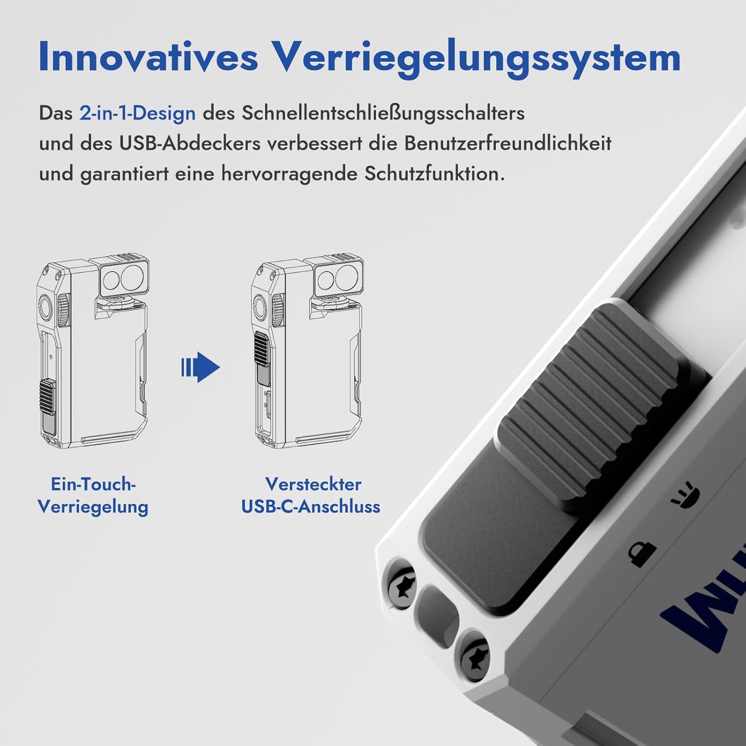 WUBEN G5 Mini Torcia LED Portachiavi 400 Lumen - immagine 7