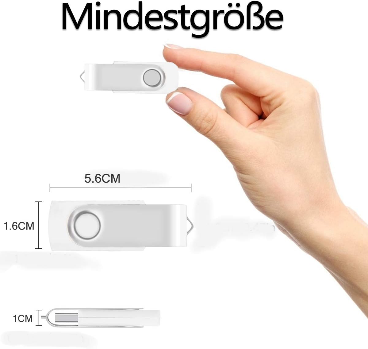 Aretop Chiavette USB 4GB, 50 Pezzi Multicolore - immagine 5