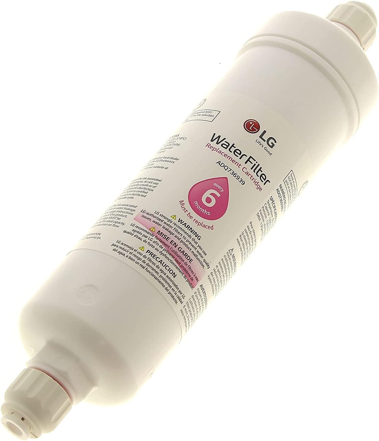 Lg ADQ73693901 - Cartuccia Filtro Acqua Frigorifero (2 pz) - immagine 2