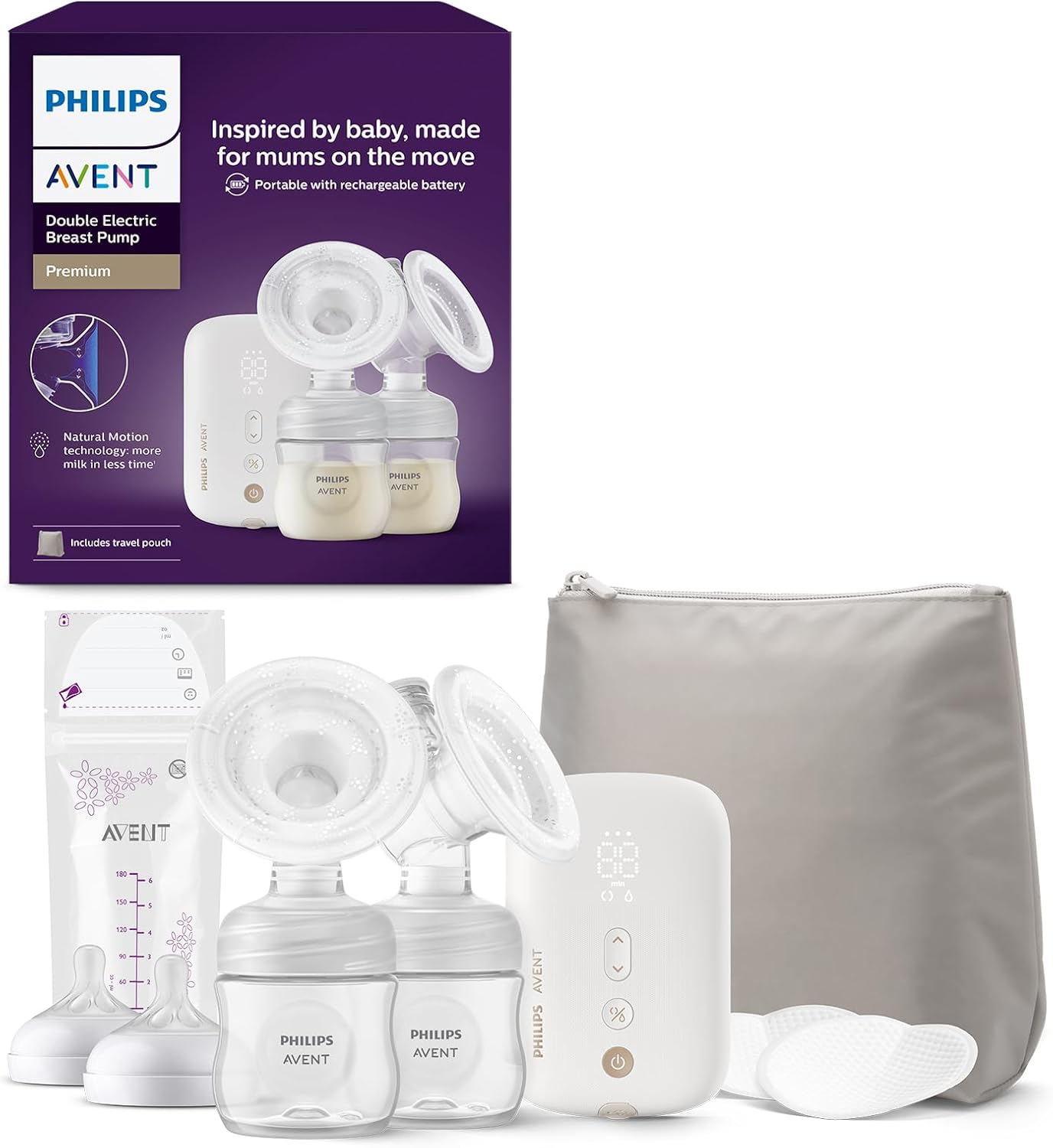 Philips Avent Double Electric Breast Pump SCF398/31 - immagine 1