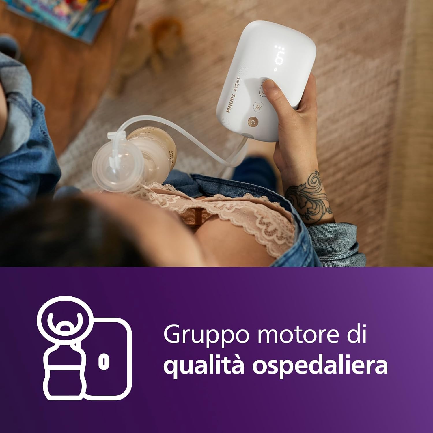 Philips Avent Double Electric Breast Pump SCF398/31 - immagine 6