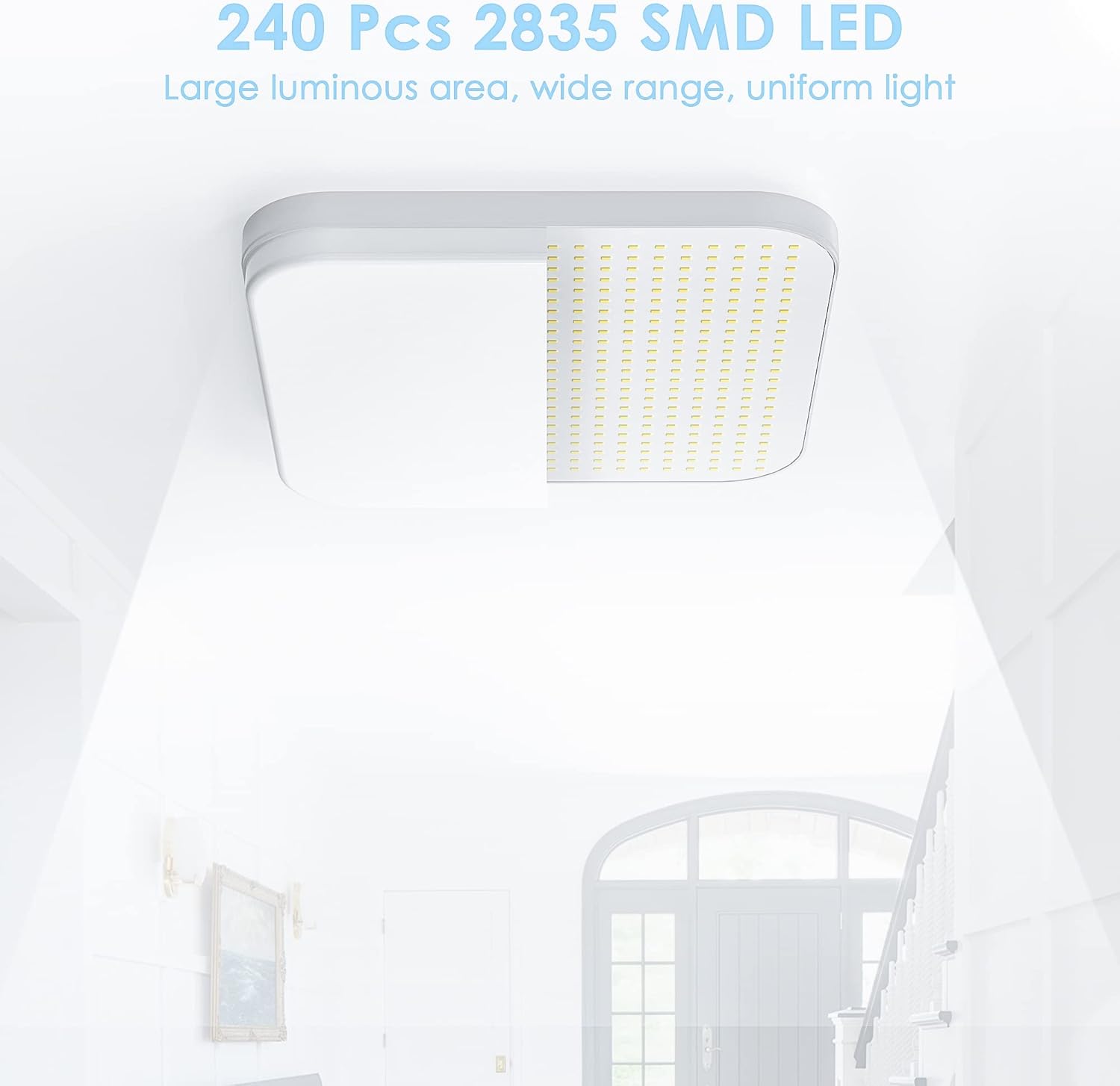 Easy Eagle Plafoniera LED Soffitto 36W Quadrata - immagine 3