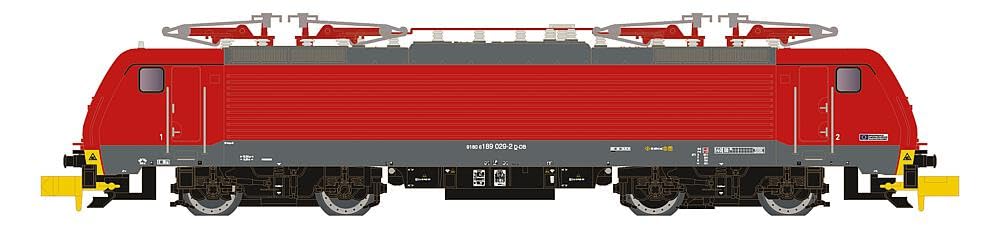 81224493 - E-Lok BR 189 DB Cargo, Ep.VI, numero 2, senza logo, scartamento N