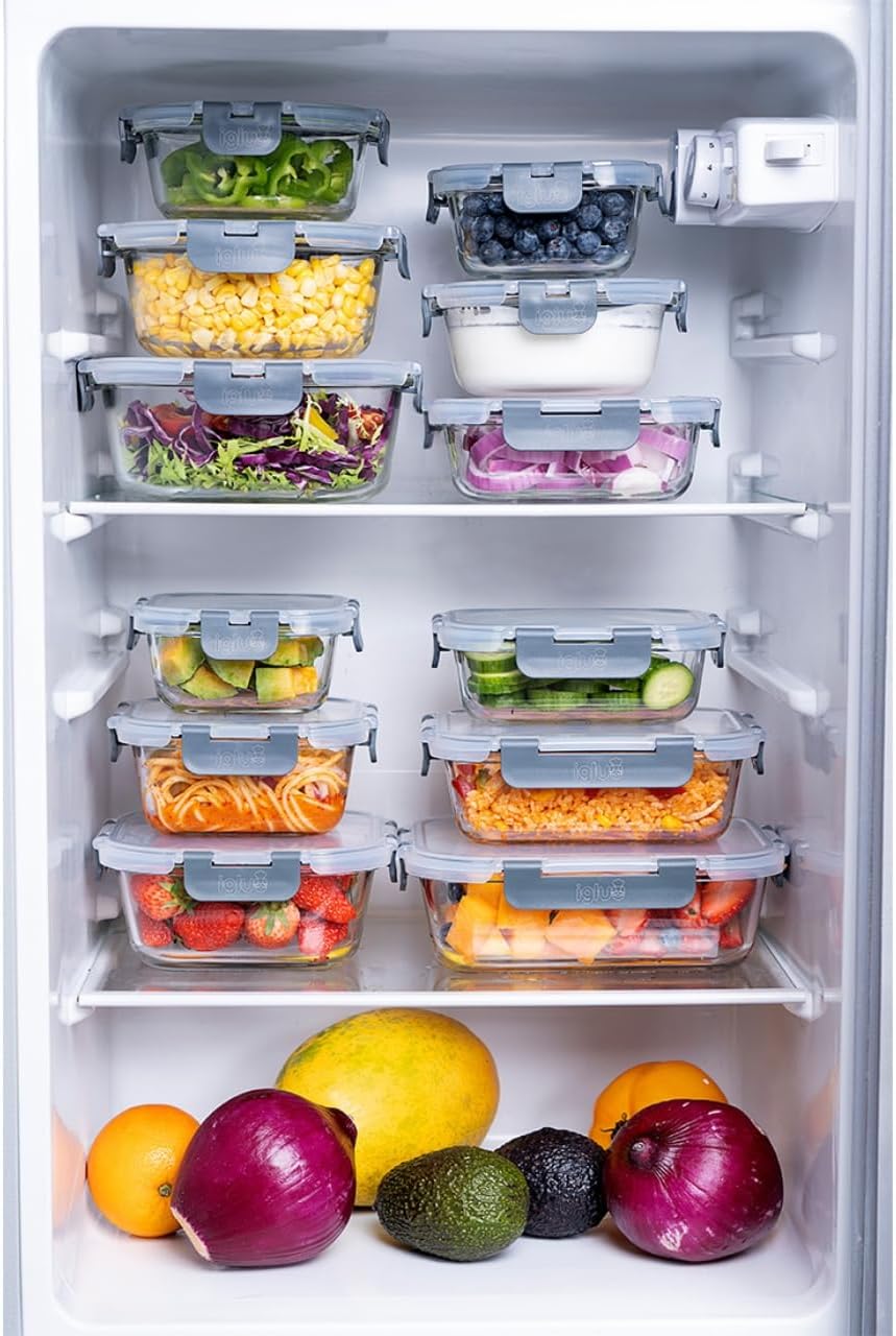 Igluu Meal Prep - Contenitori in Vetro con Coperchi (12 pz) - immagine 6