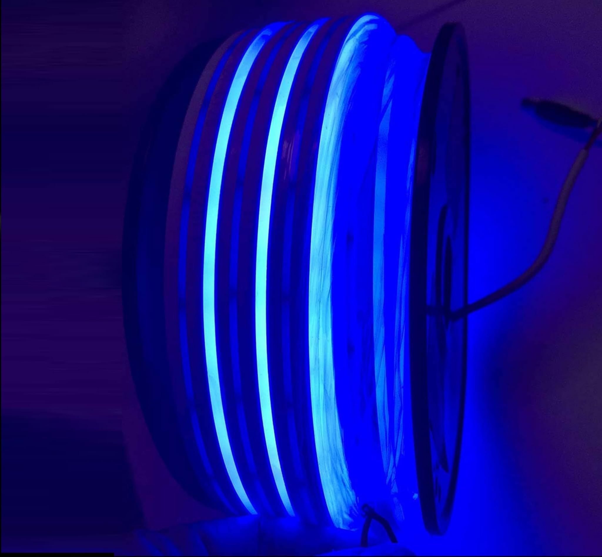 Yxhl Striscia Luce al Neon LED 15m Blu 12V