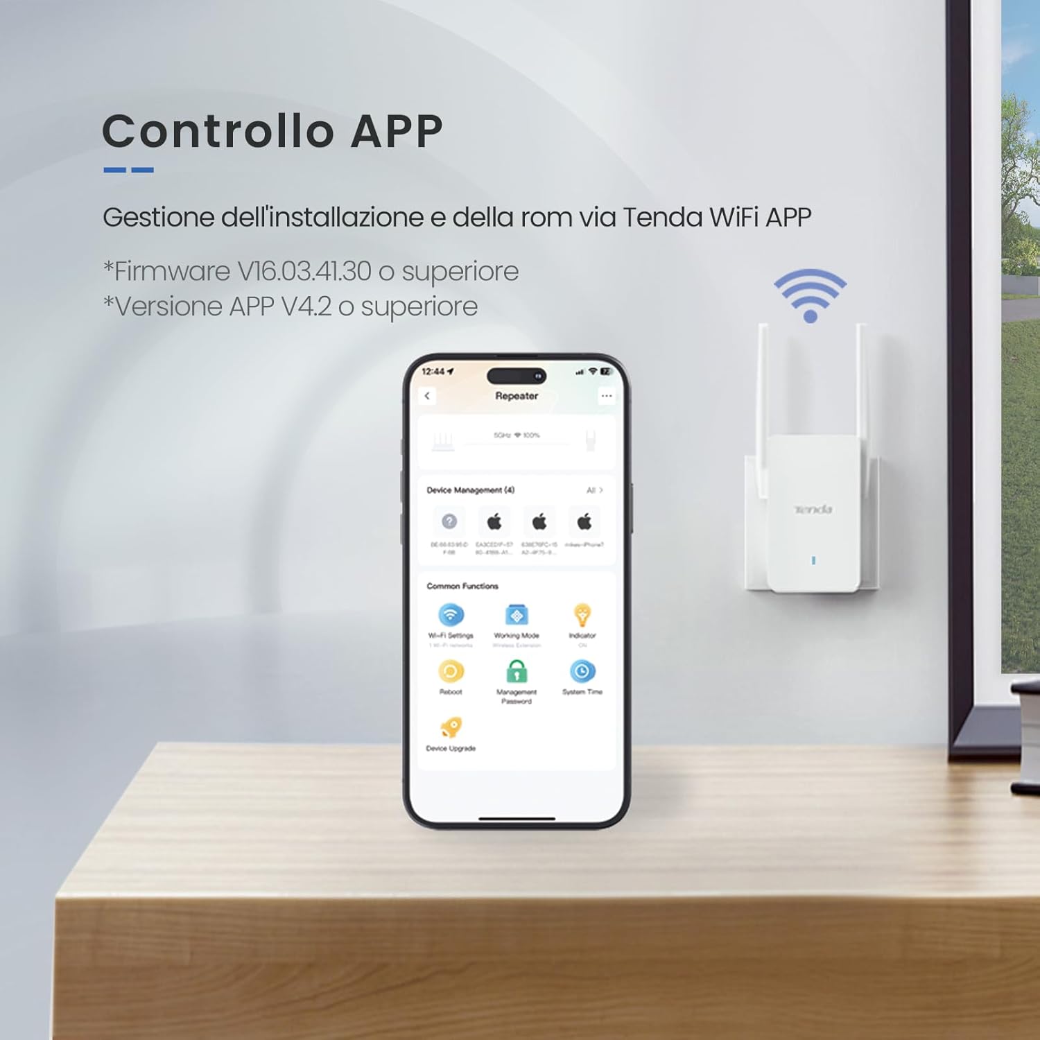 Tenda A23 Ripetitore WiFi 6 AX1500 Dual-Band - immagine 5