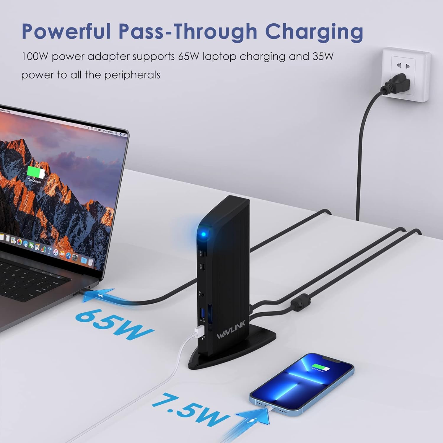 Wavlink Docking Station Universale USB-C/USB3.0 - immagine 5
