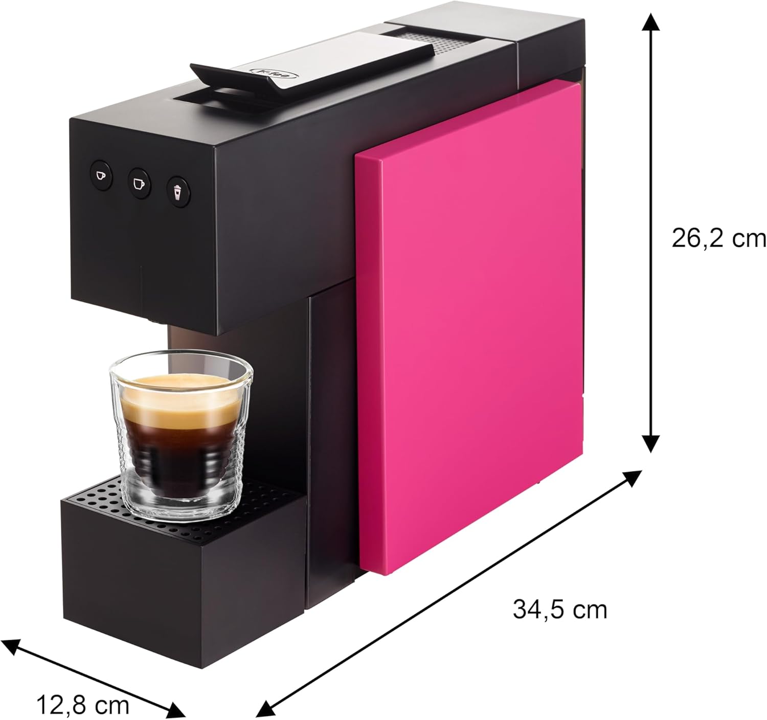K-fee SQUARE Macchina per Caffè, Tè e Cacao, Rosa - immagine 2